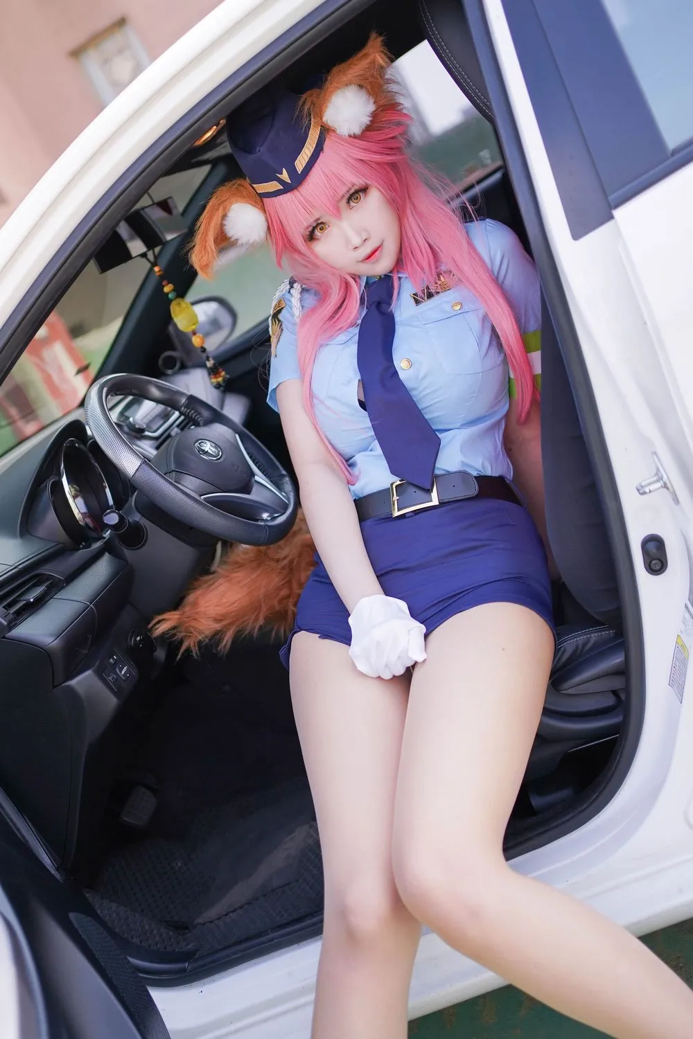 图片[5]-No.017-玉藻前 女警裝 [20P]-coswz-cos王者