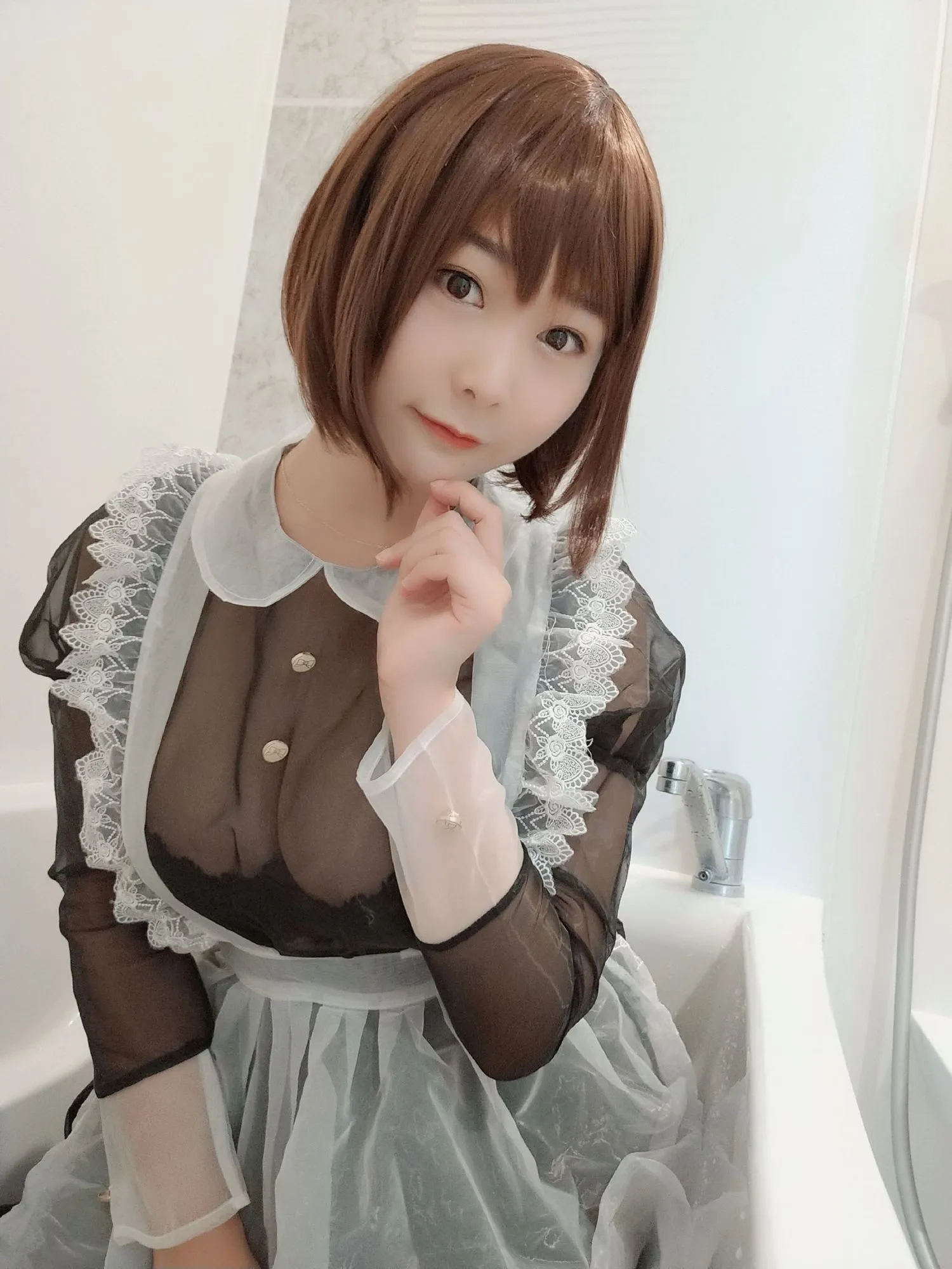 图片[2]-No.017-透明女仆 [32P]-coswz-cos王者