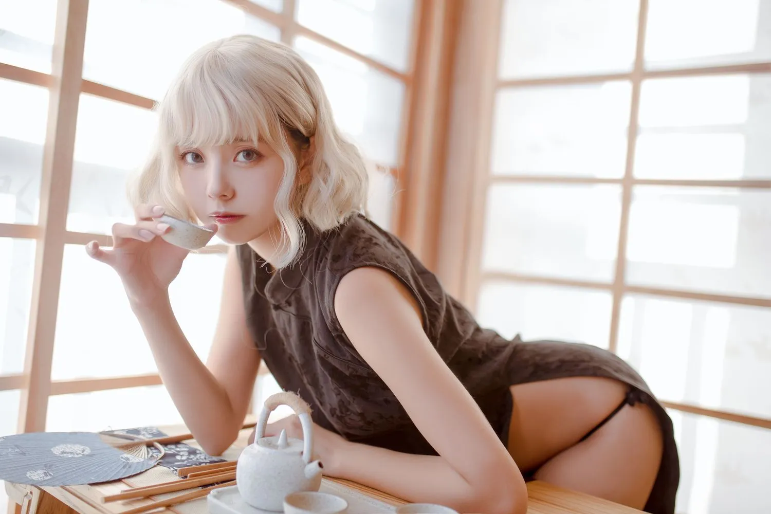 图片[5]-No.018-木绵绵-魔女旗袍&小野妹子 [24P]-coswz-cos王者