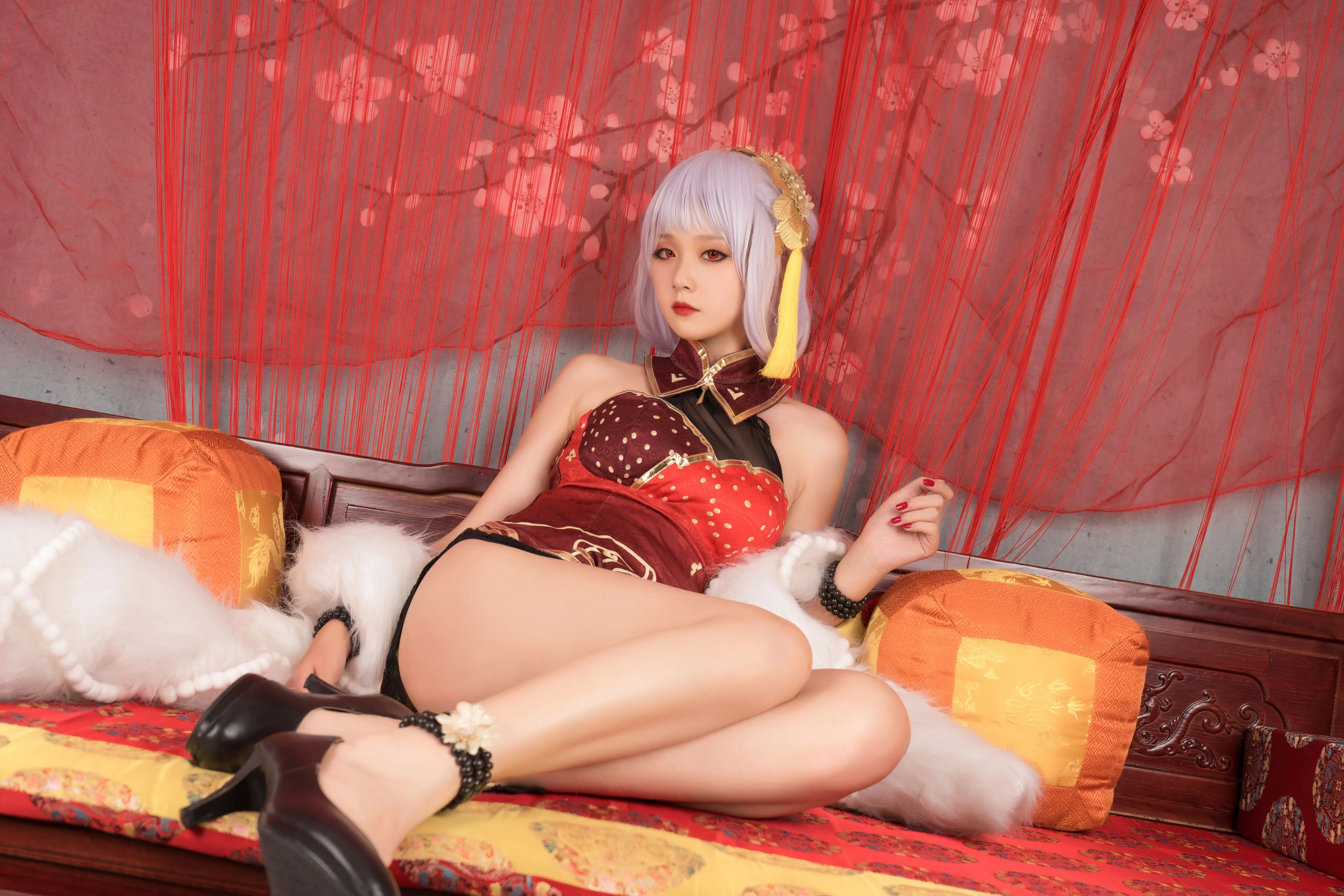 图片[4]-No.019-旗袍 [11P]-coswz-cos王者