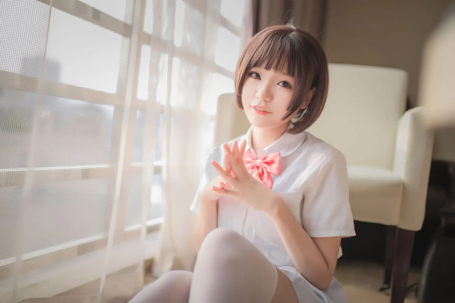图片[2]-No.022-一号本白丝 [25P]-coswz-cos王者
