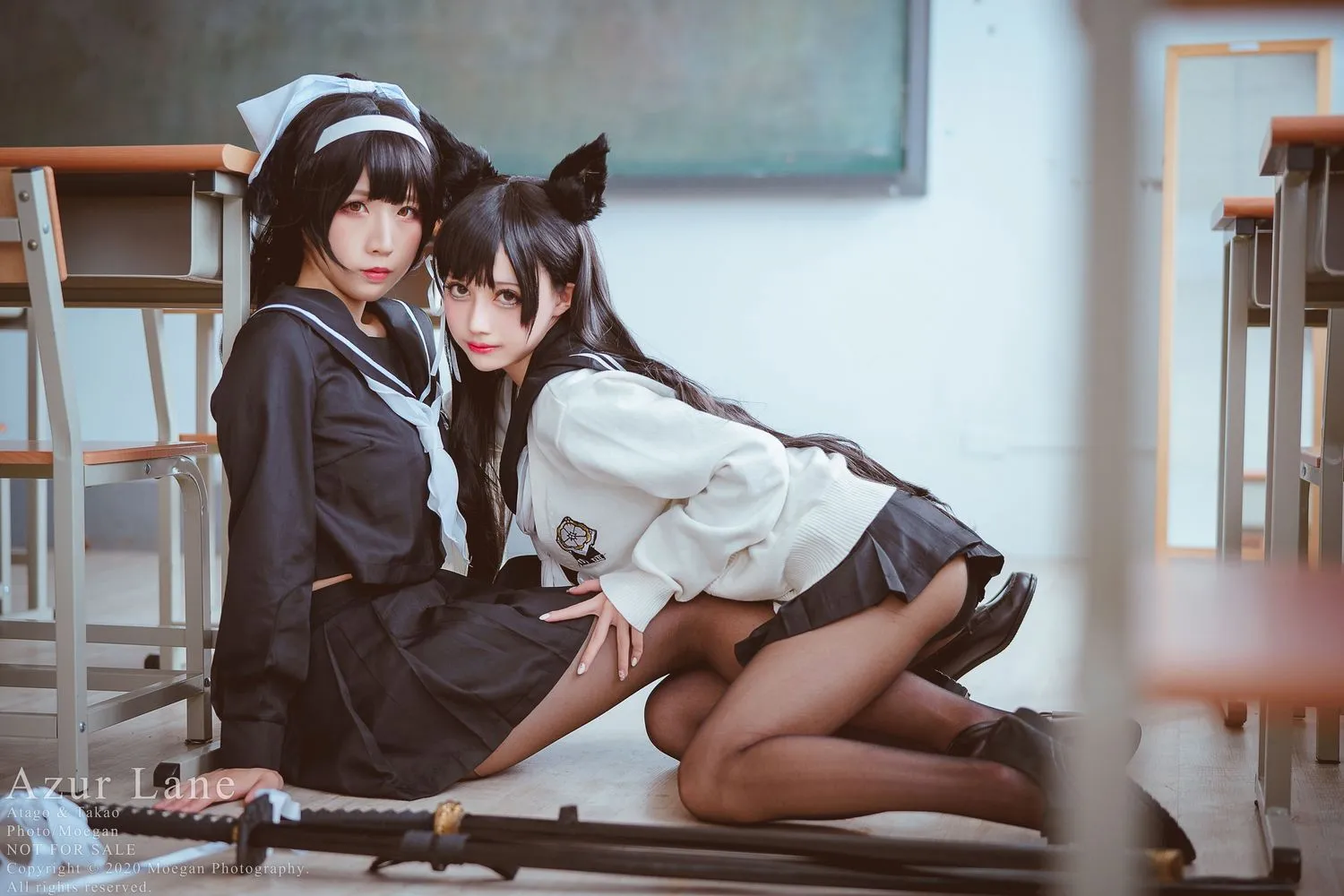 图片[2]-No.022-Azur Lane–爱宕高雄 Sailor Suit (アズールレーン [13P]-coswz-cos王者