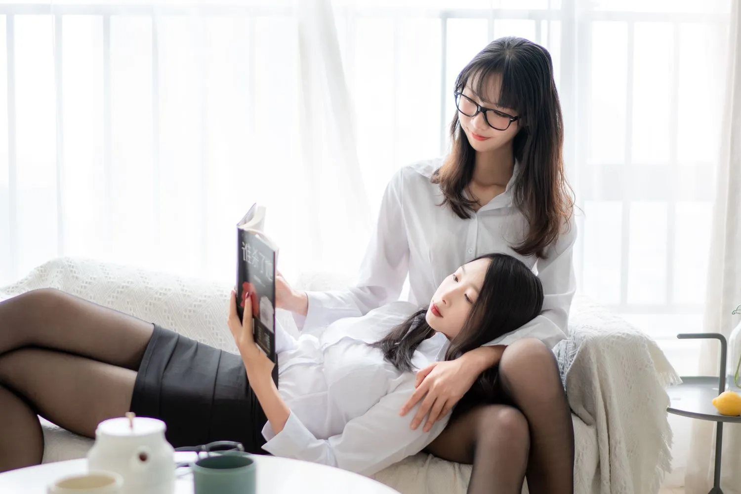 No.025-黑丝百合 [54P]-图妖社
