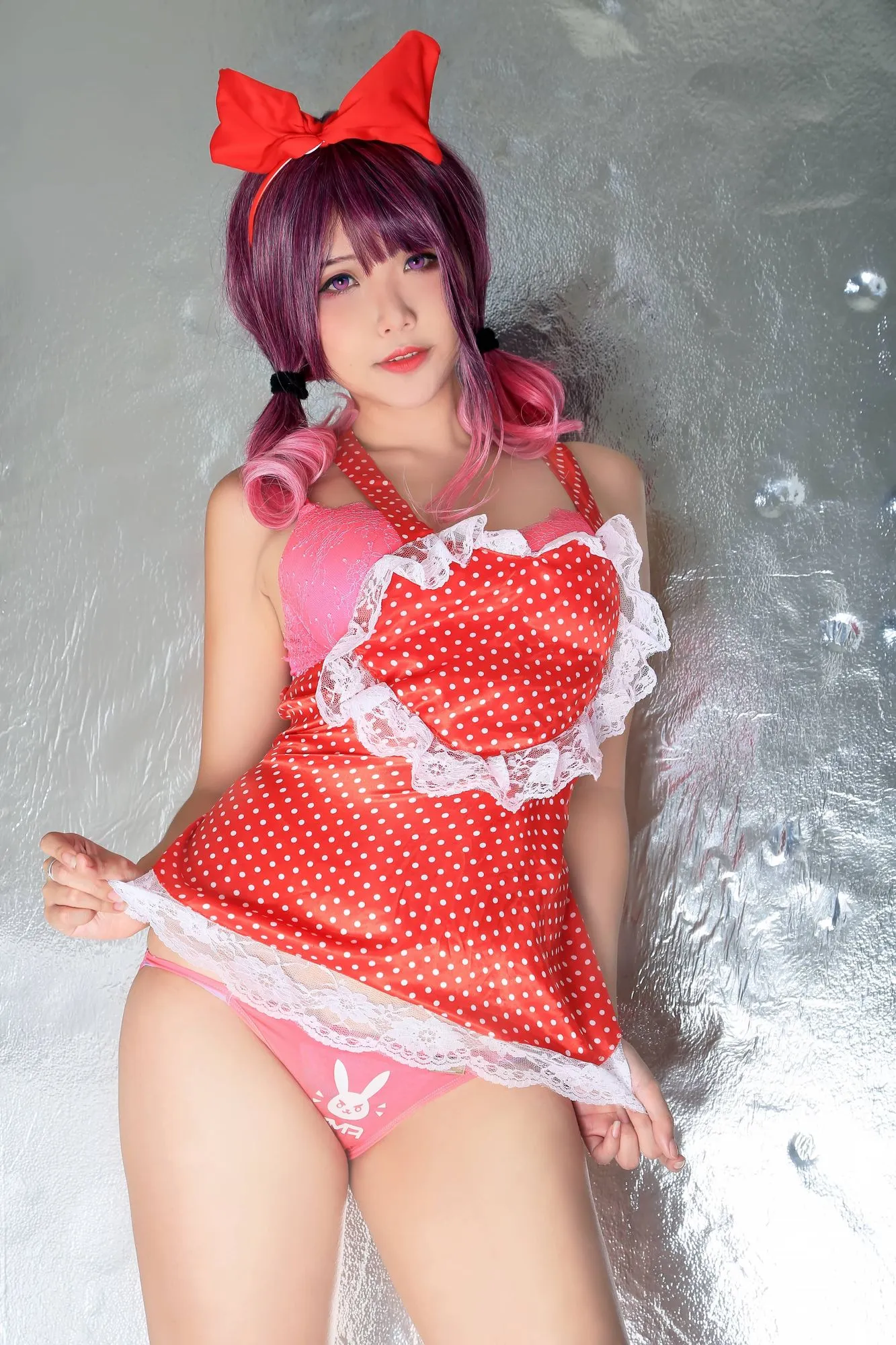 图片[2]-No.026-Red Heart Apron [10P]-coswz-cos王者