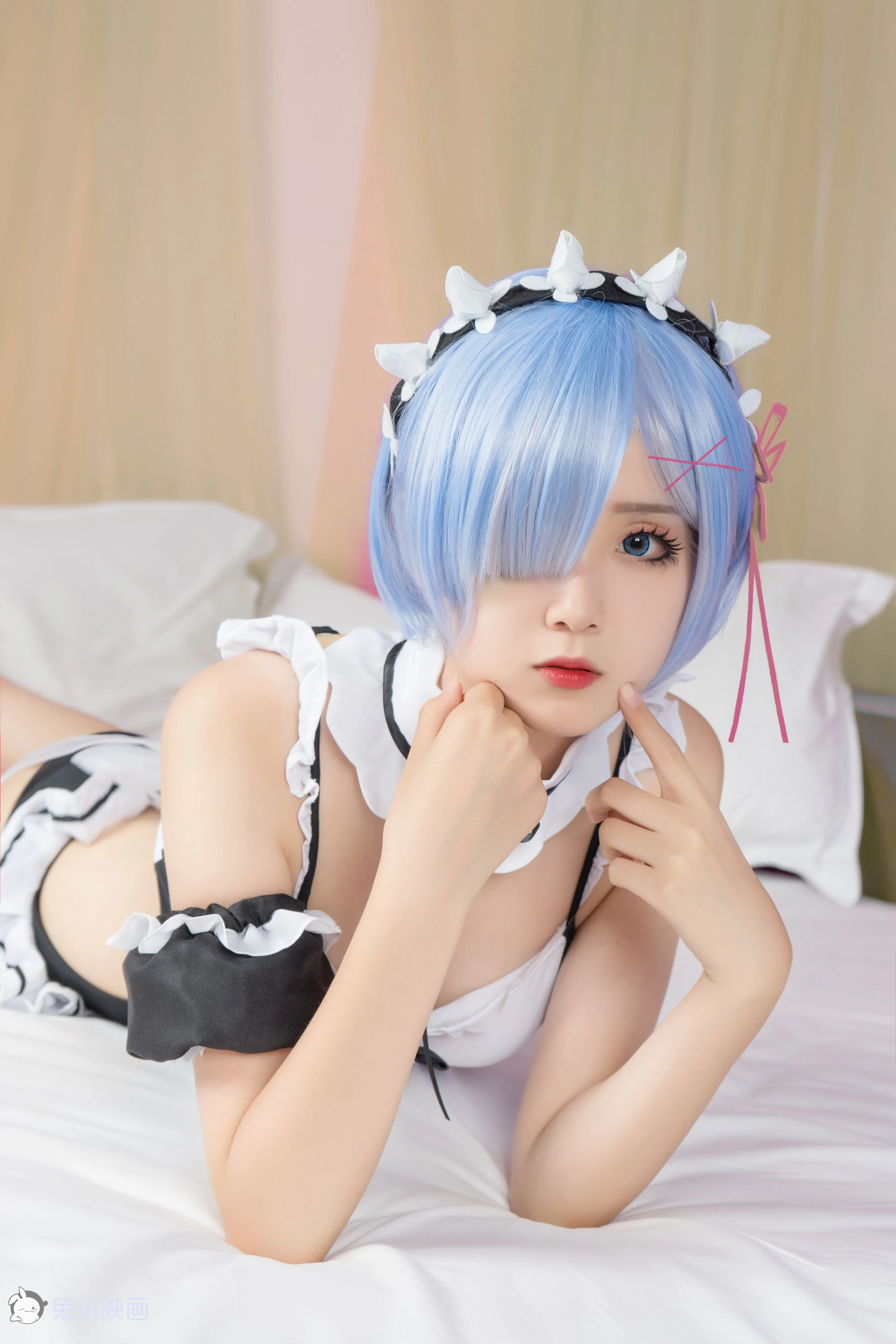 图片[4]-No.027-蕾姆夏日泳装 [46P]-coswz-cos王者
