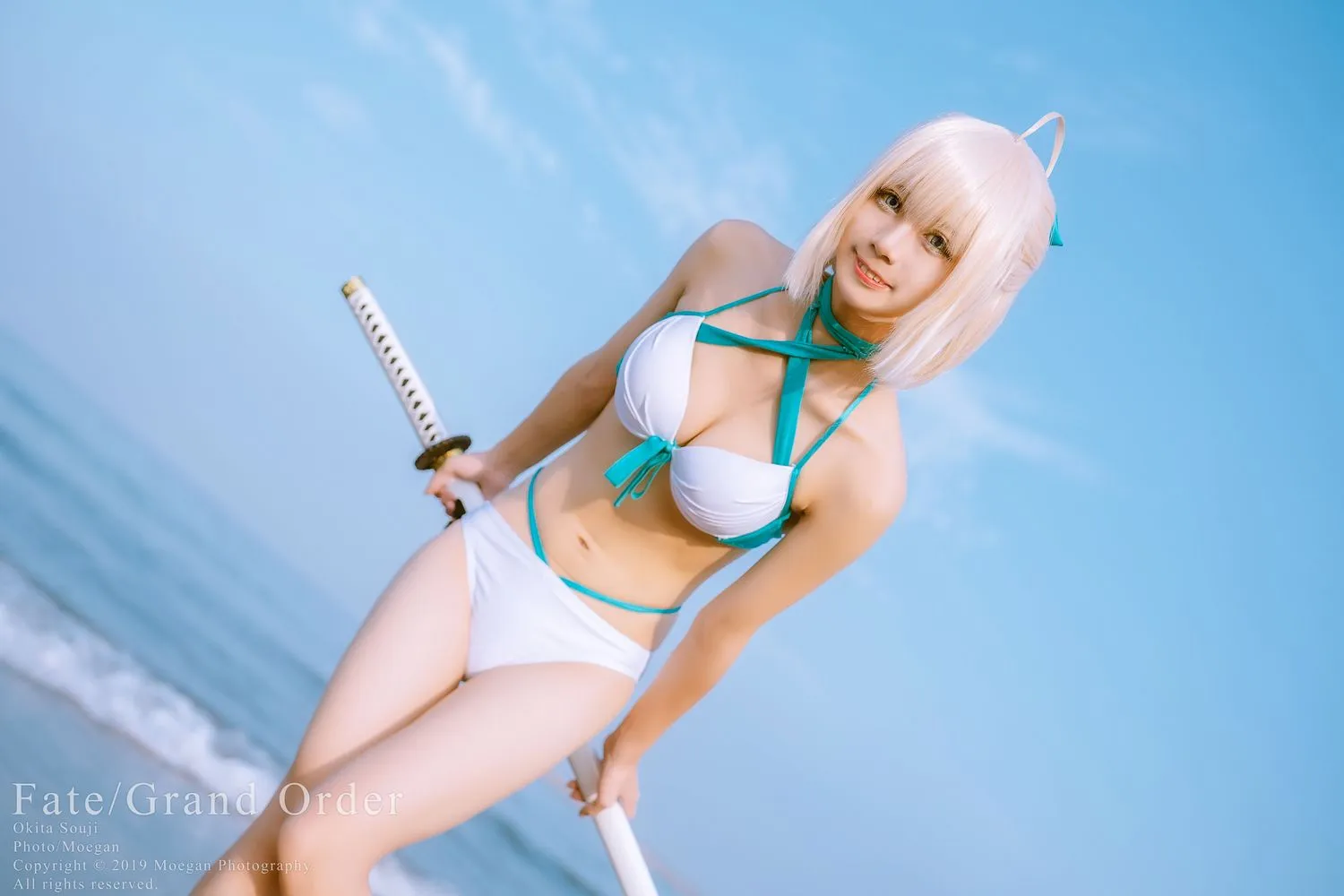 图片[4]-No.028-FateGrand Order–沖田総司 水着ver [16P]-coswz-cos王者