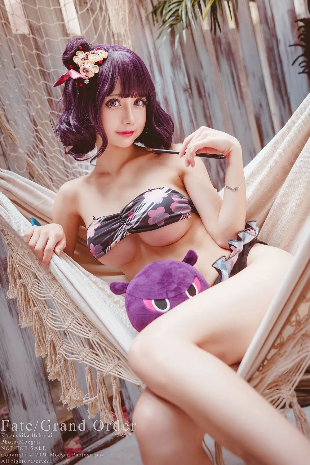 图片[3]-No.029-FateGrand Order–葛飾北斎 水着ver [14P]-coswz-cos王者