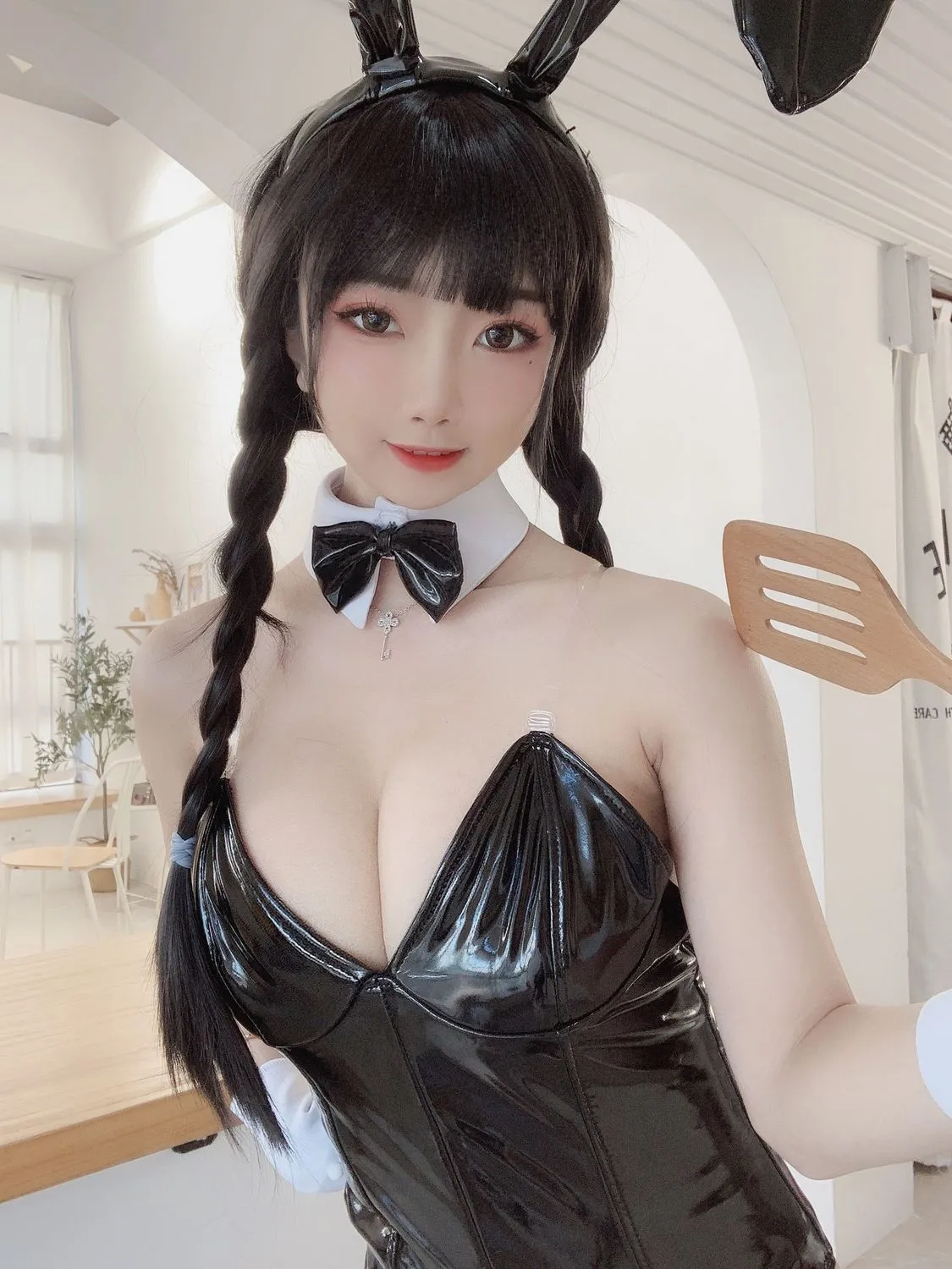图片[2]-No.031-黑色兔女郎 [40P 2V]-coswz-cos王者