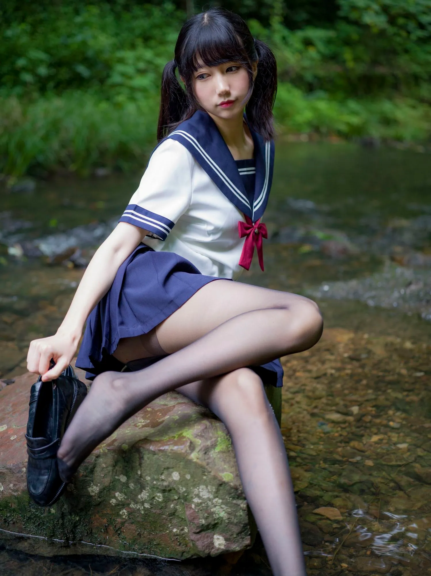 No.032-新vol.04 森林里的女高中生 [85P 4V]-图妖社