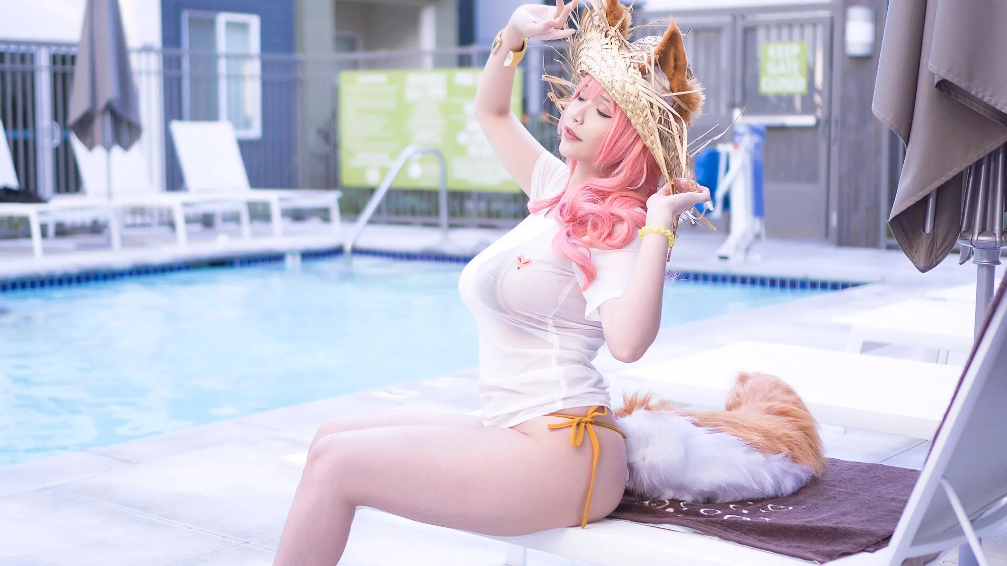 图片[4]-No.032-Tamamo Bikini (Fate Grand Order) [9P]-coswz-cos王者