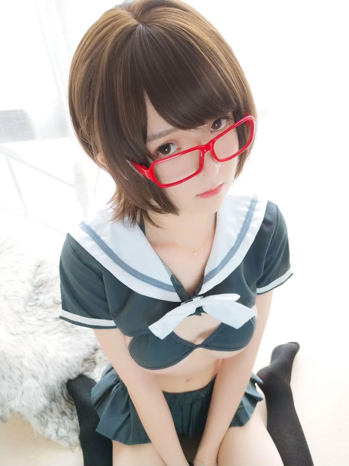 图片[5]-No.054-早安学妹 [37P 1V]-coswz-cos王者