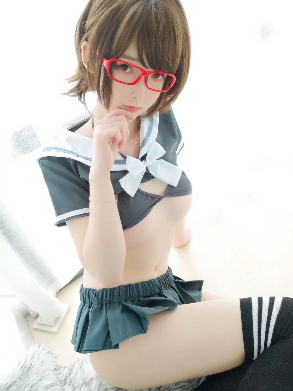 图片[3]-No.054-早安学妹 [37P 1V]-coswz-cos王者