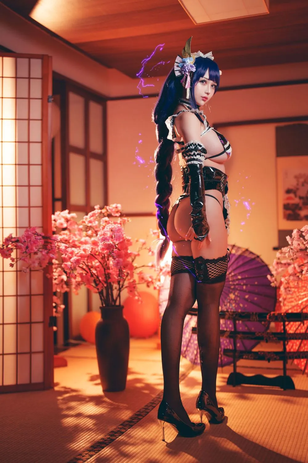 图片[2]-No.066-Raiden Shogun Maid [30P]-coswz-cos王者
