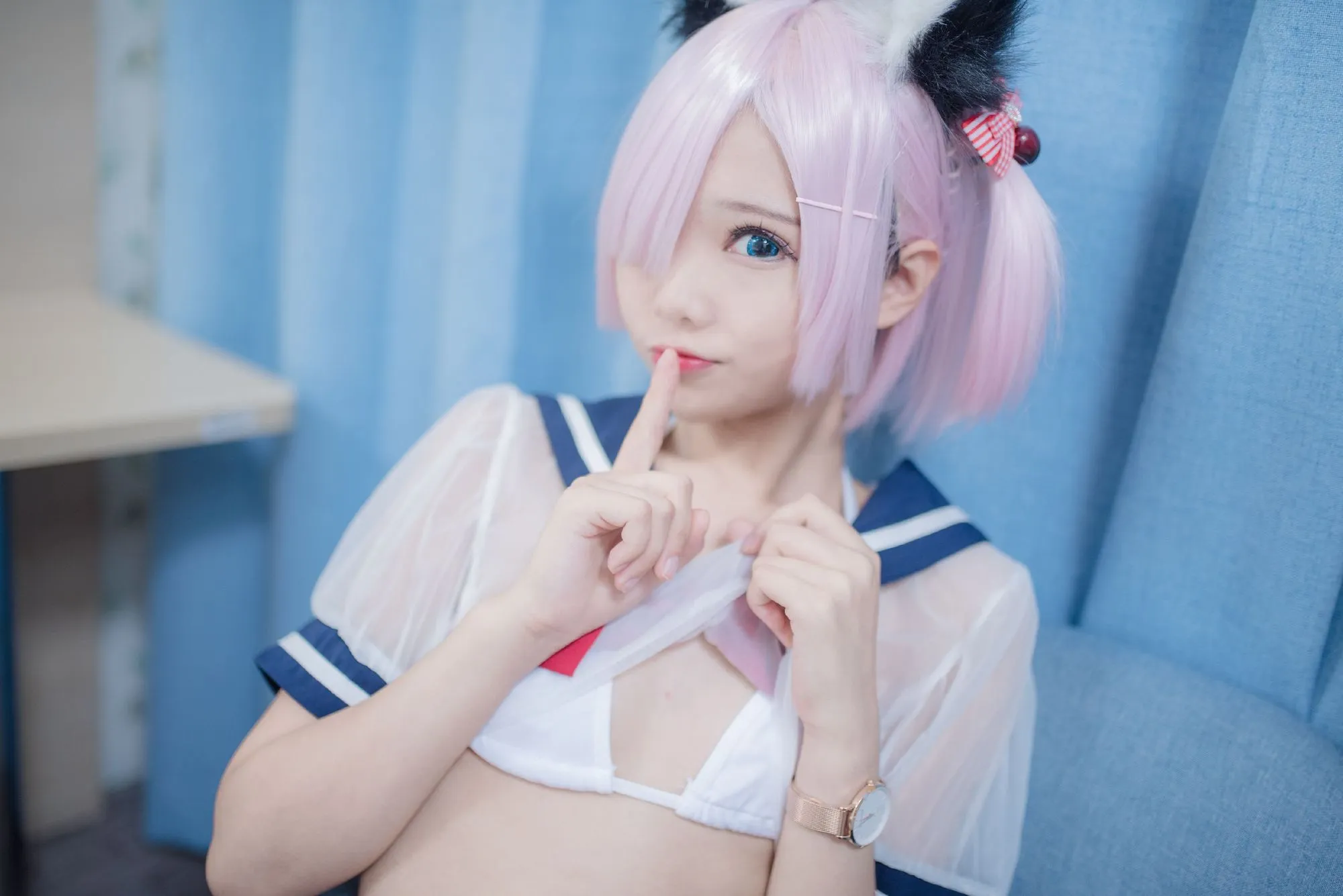 图片[2]-No.068 – 猫耳JK [27P]-coswz-cos王者