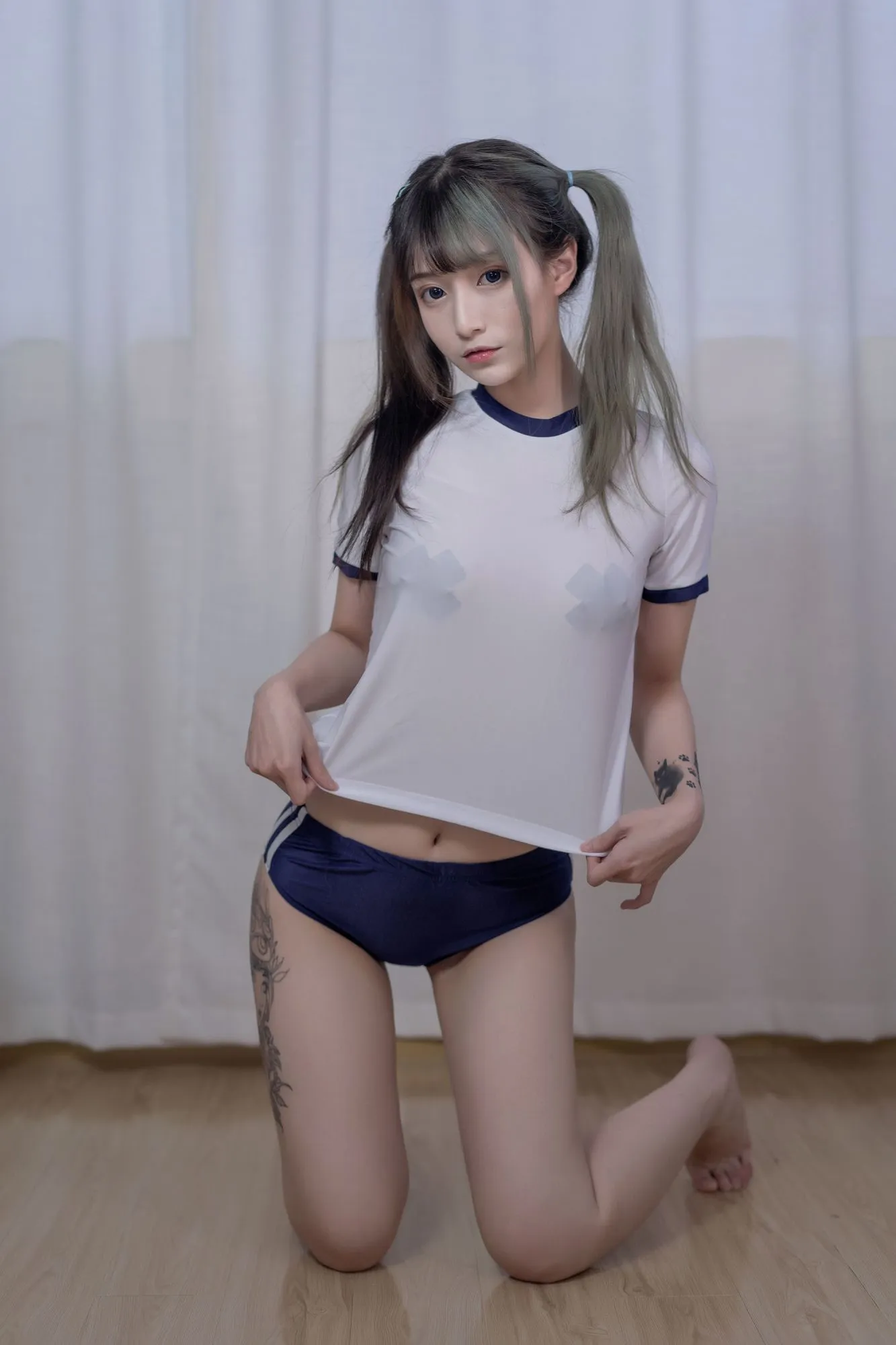 No.013-铁板烧 制服本 – 体操服 [18P]-图妖社