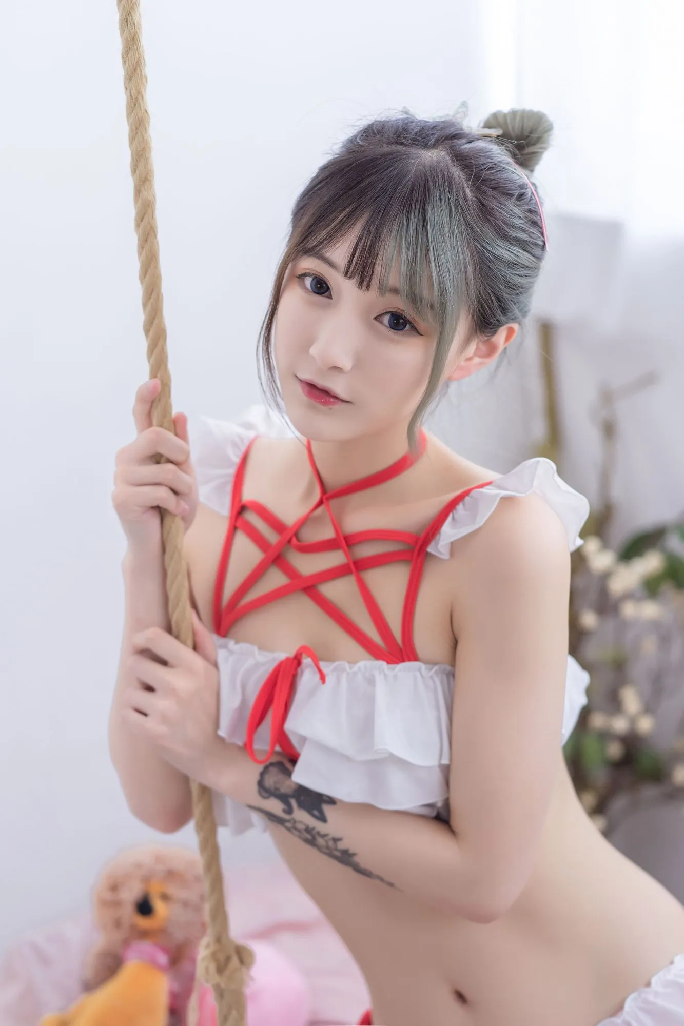 图片[2]-No.013-铁板烧 制服本 – 泳装 [20P]-coswz-cos王者