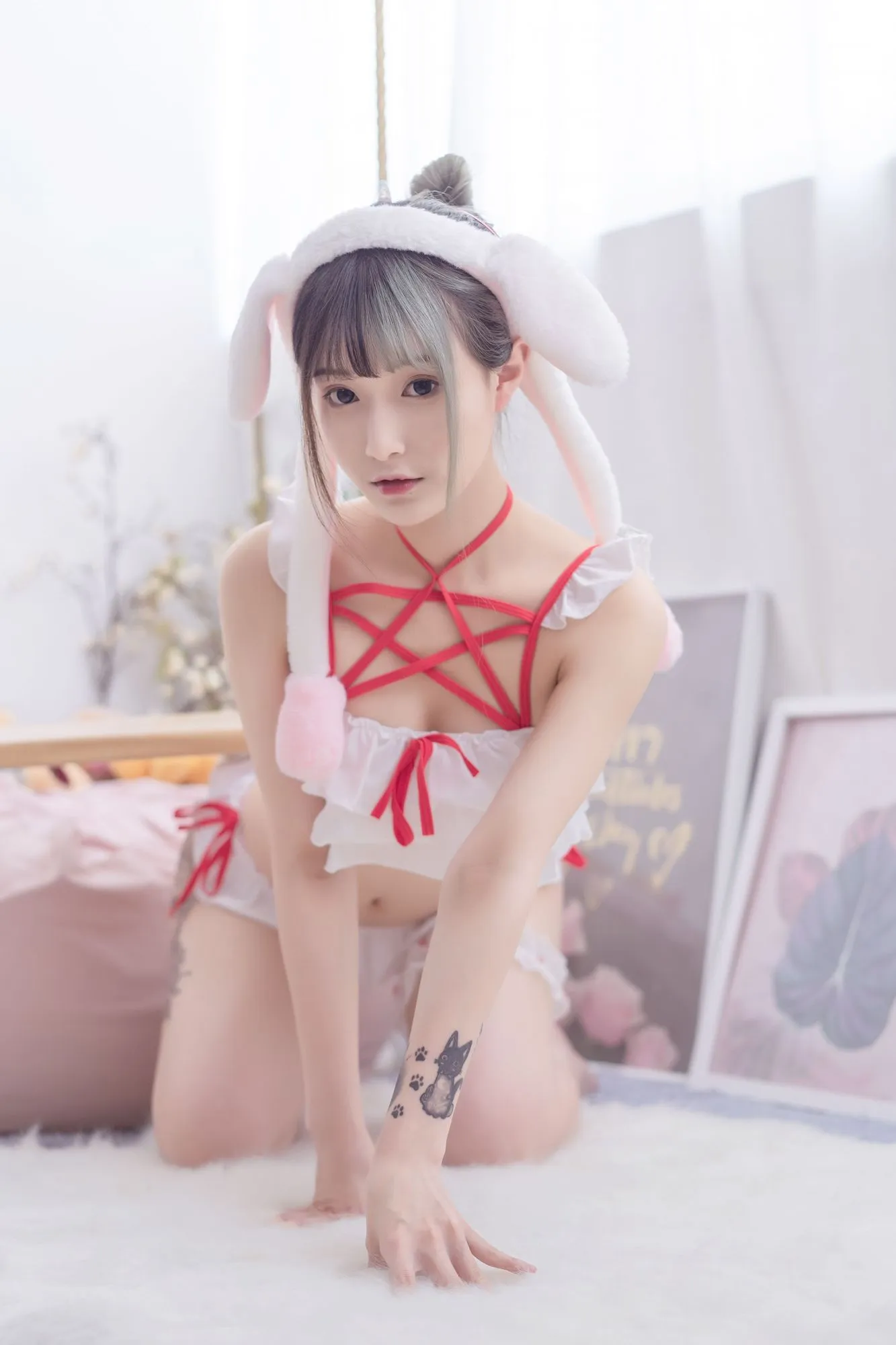图片[4]-No.013-铁板烧 制服本 – 泳装 [20P]-coswz-cos王者