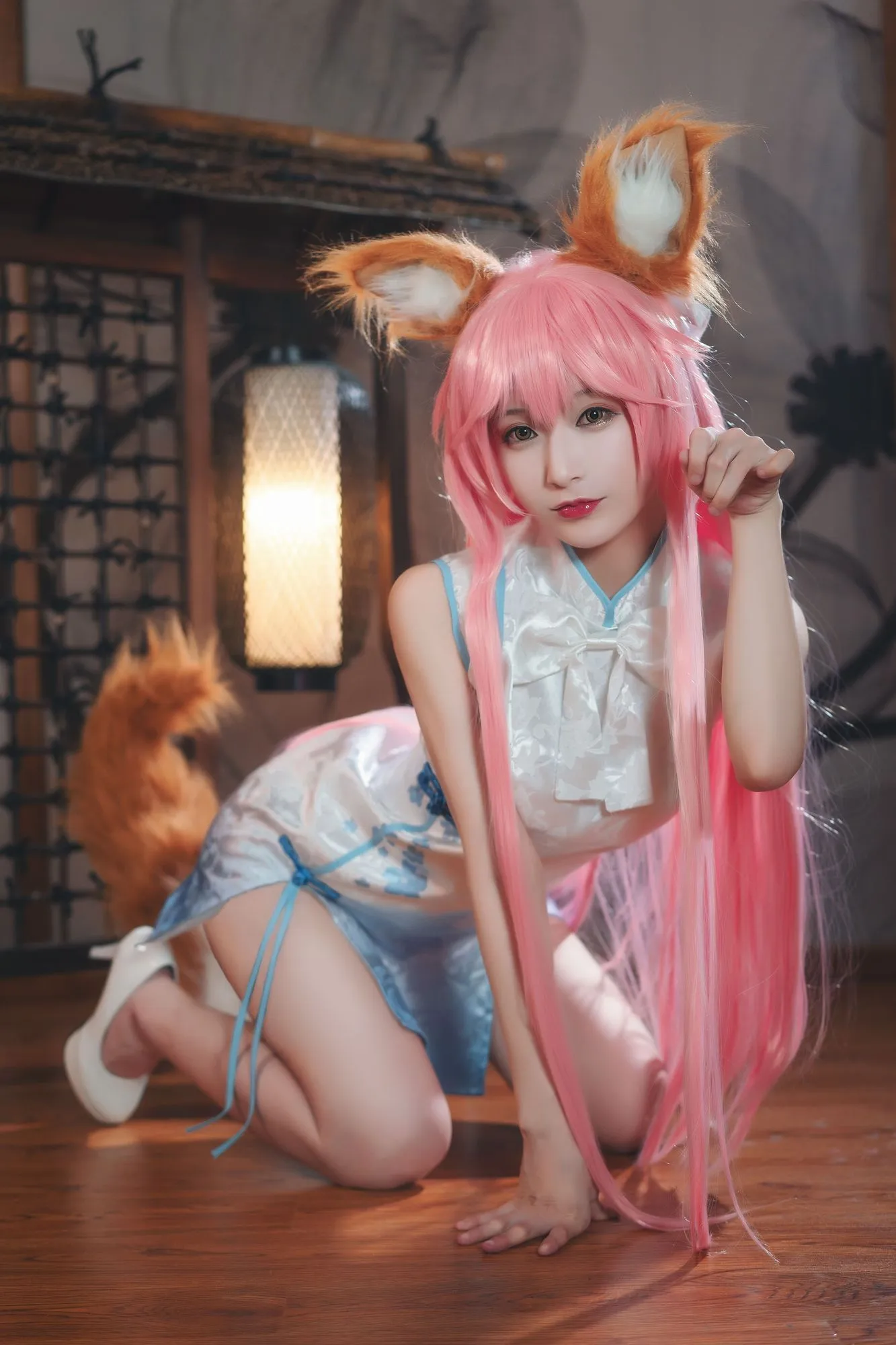 No.023-玉藻前本子（含4套）– 玉藻前旗袍 [20P]-图妖社