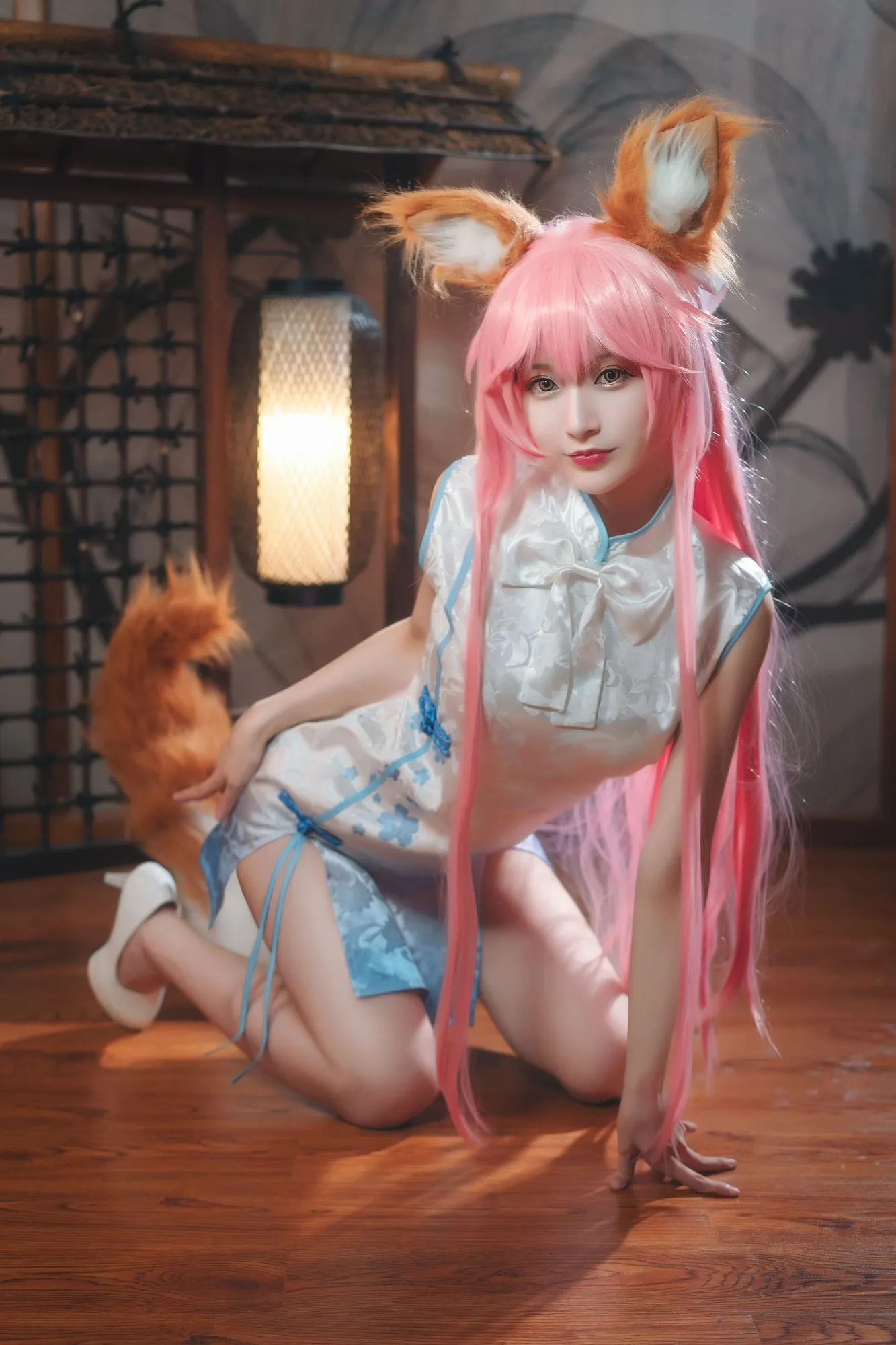 图片[2]-No.023-玉藻前本子（含4套）– 玉藻前旗袍 [20P]-coswz-cos王者