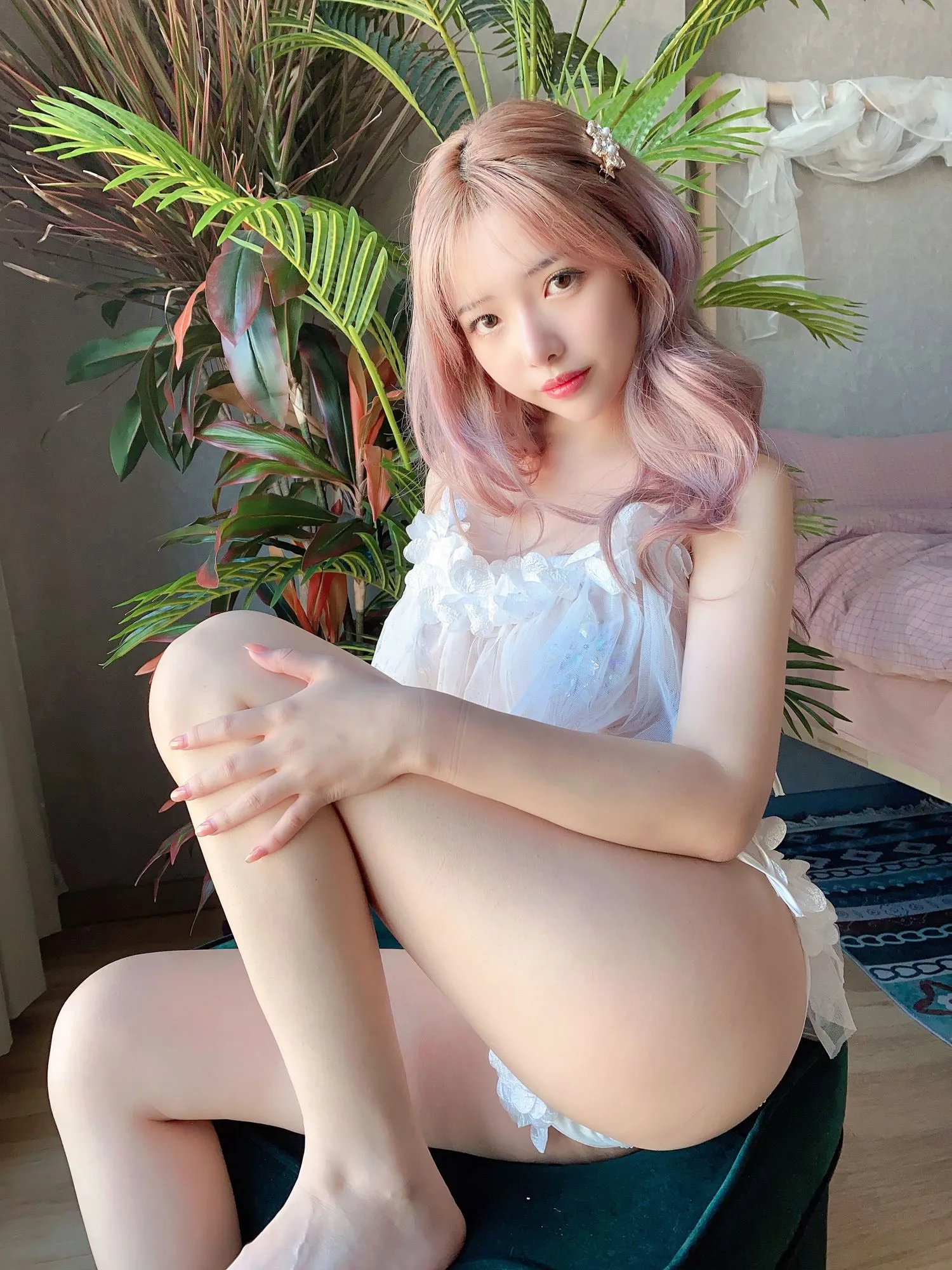 No.030-6月自拍礼包 – 纯白花朵 [29P]-图妖社