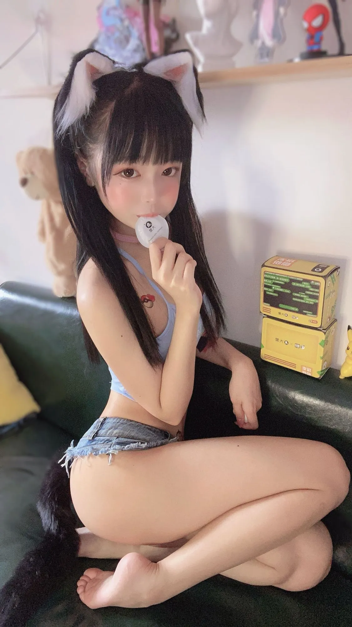 图片[6]-No.001-蓝色吊带体操服 [39P 1V]-coswz-cos王者