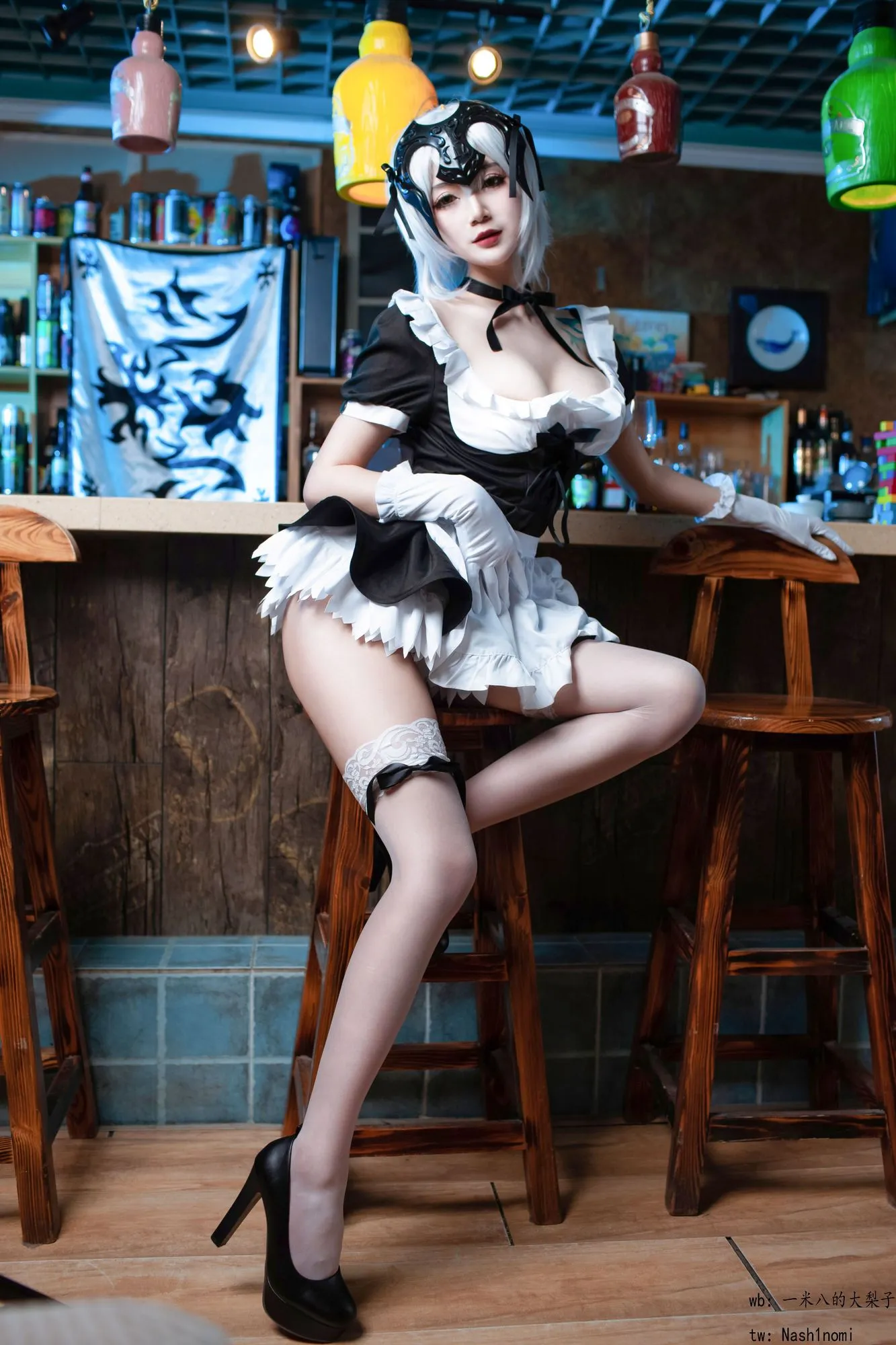 图片[4]-No.002-黑贞GK手办女仆 [29P]-coswz-cos王者