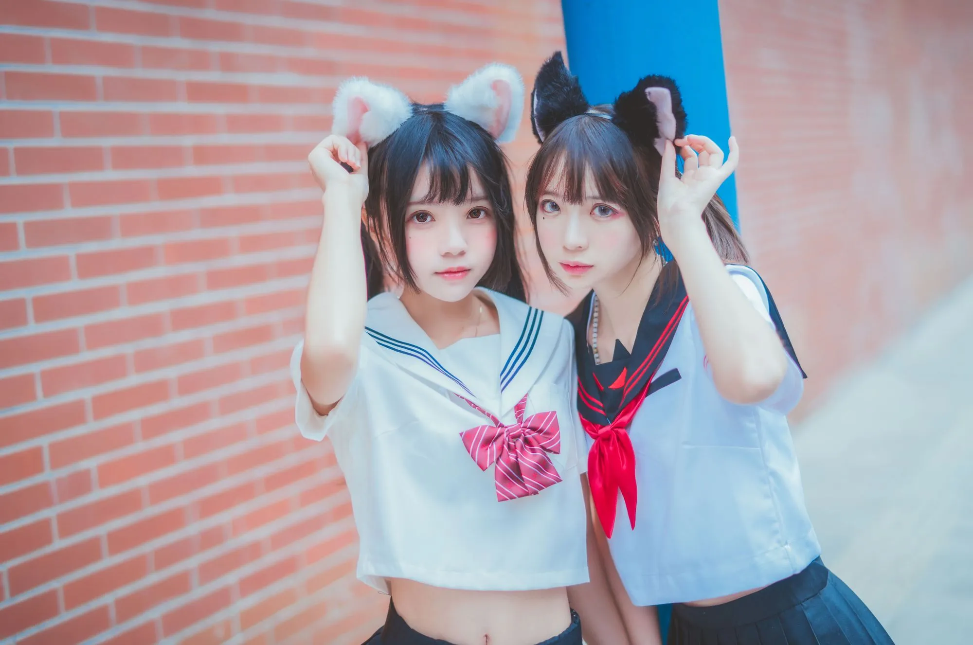 No.002-JK百合2 – 桜桃喵&疯猫ss [33P]-图妖社