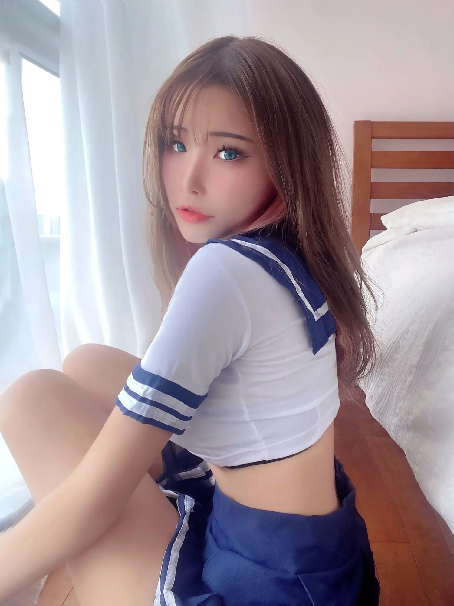 图片[2]-No.002-School Girl [12P 1V]-coswz-cos王者