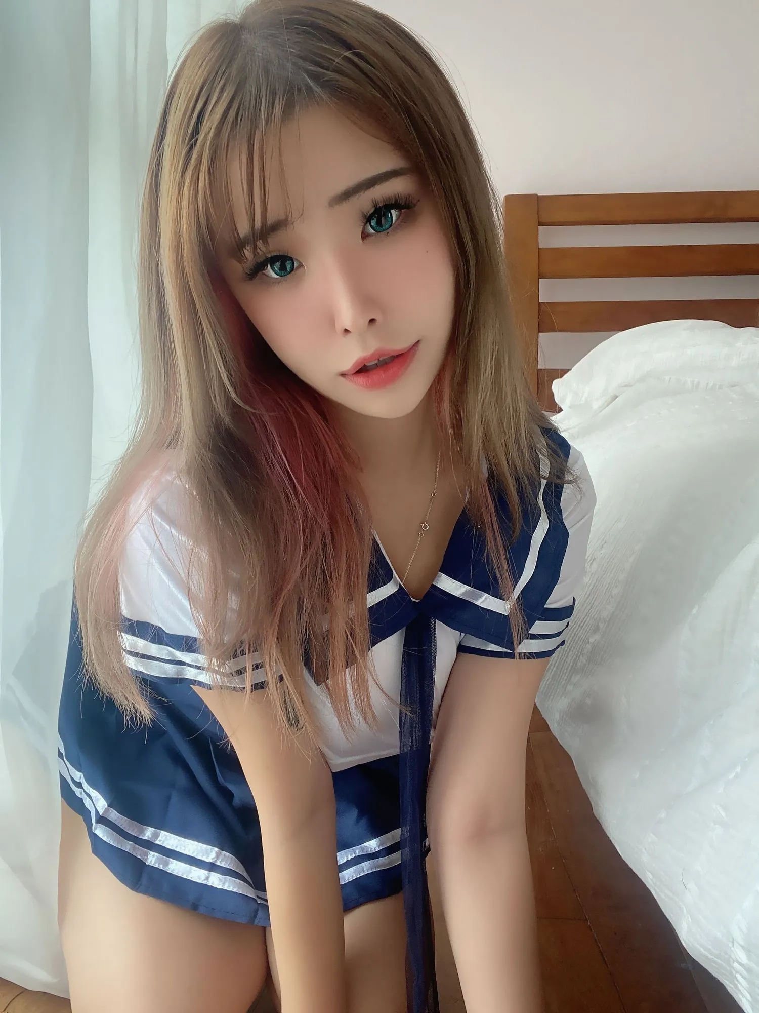 图片[5]-No.002-School Girl [12P 1V]-coswz-cos王者