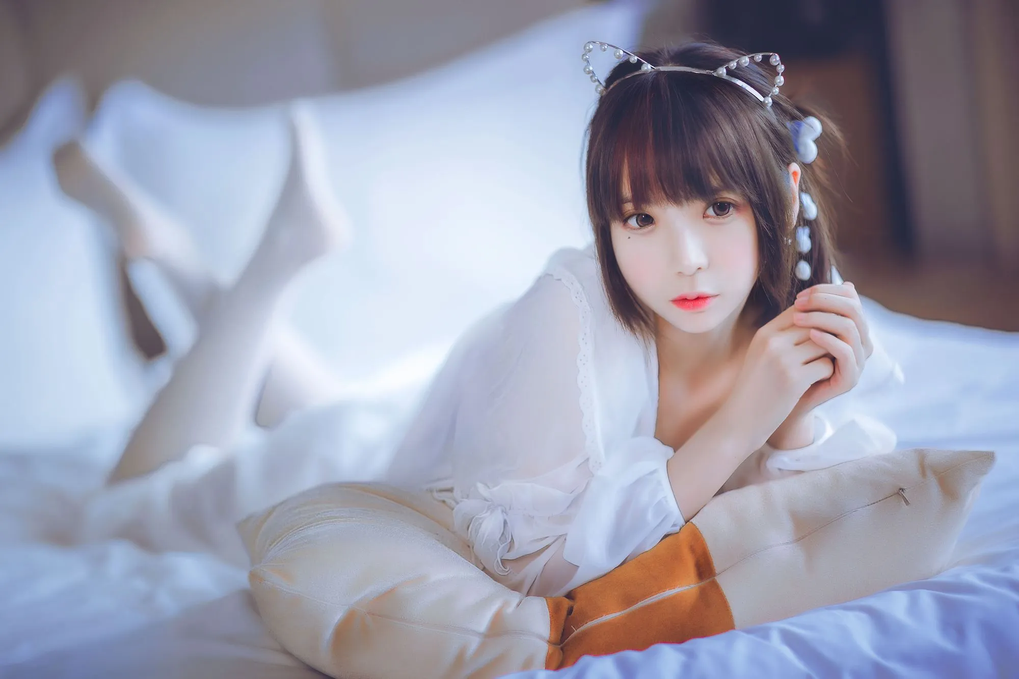 图片[3]-No.003-白色睡衣 [24P]-coswz-cos王者