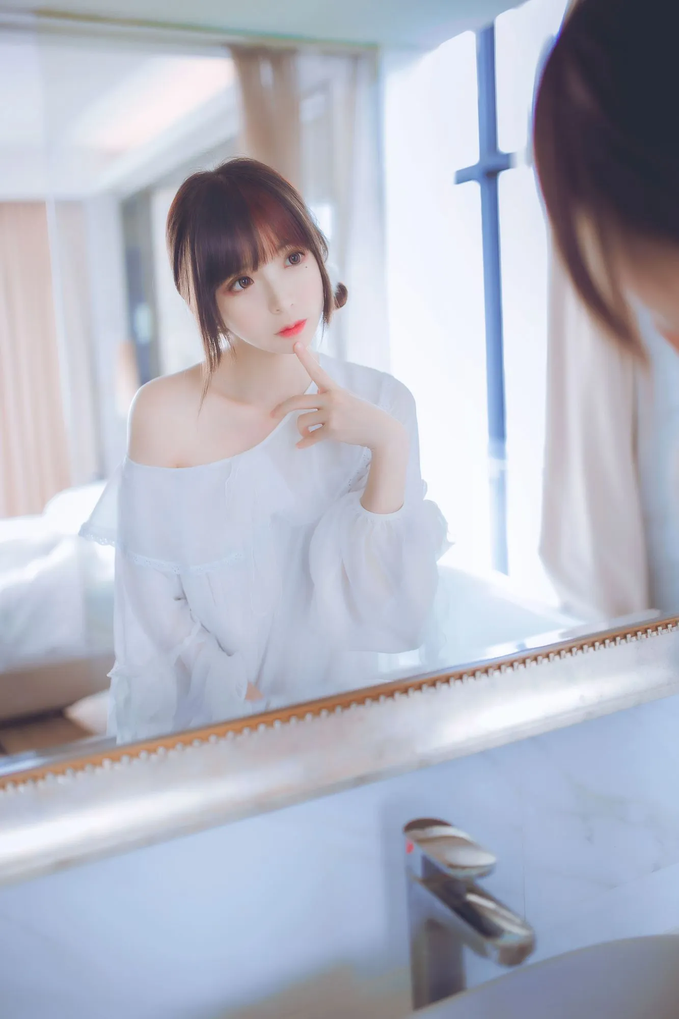 图片[4]-No.003-白色睡衣 [24P]-coswz-cos王者