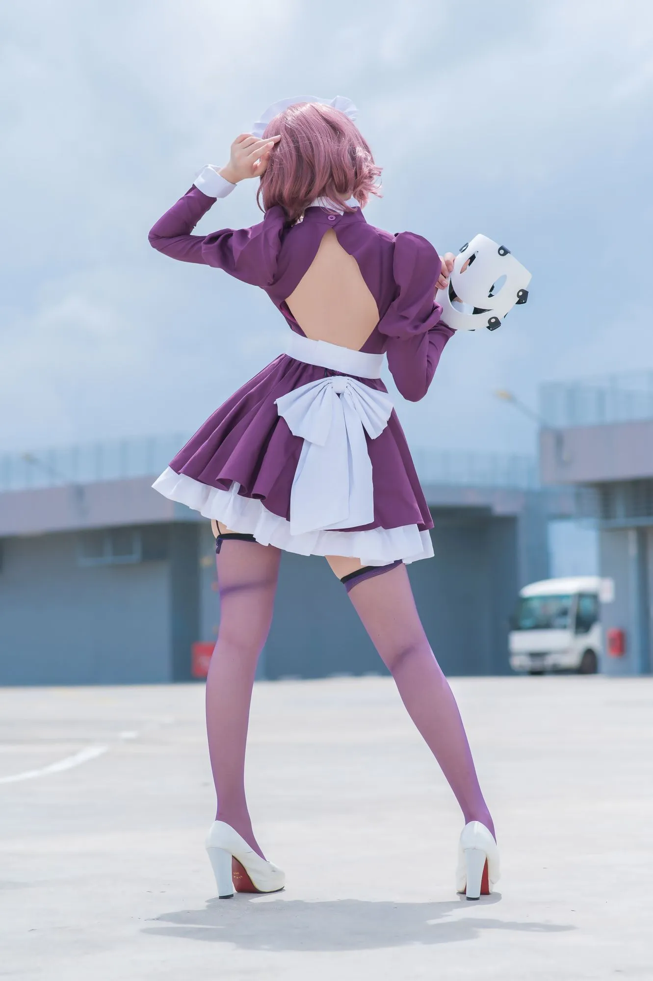 图片[4]-No.003-Maid Mask [12P]-coswz-cos王者