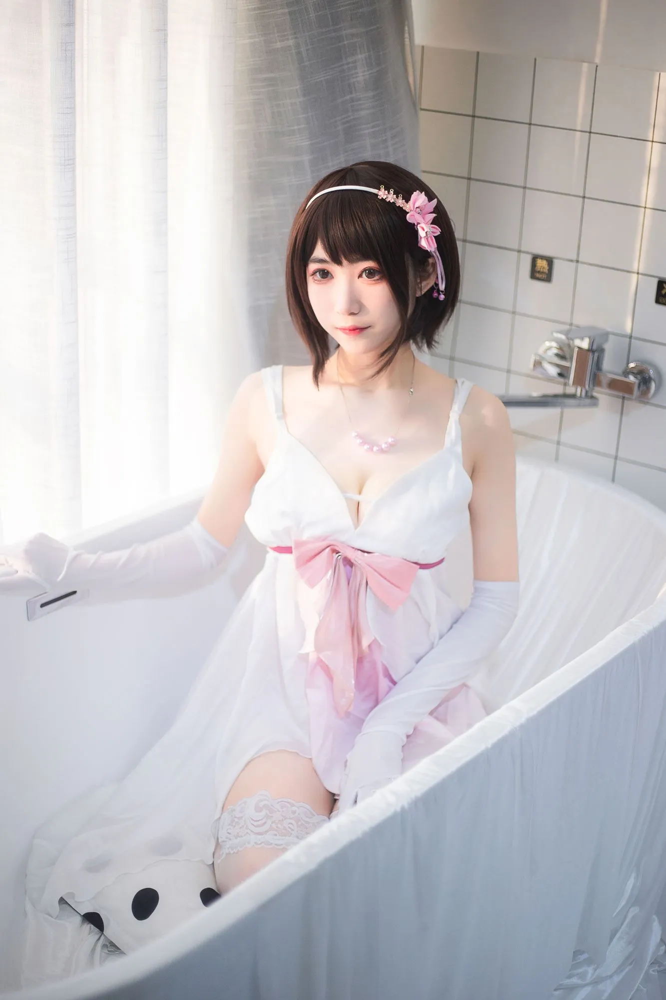 图片[3]-No.004-加藤惠浴室 [25P]-coswz-cos王者
