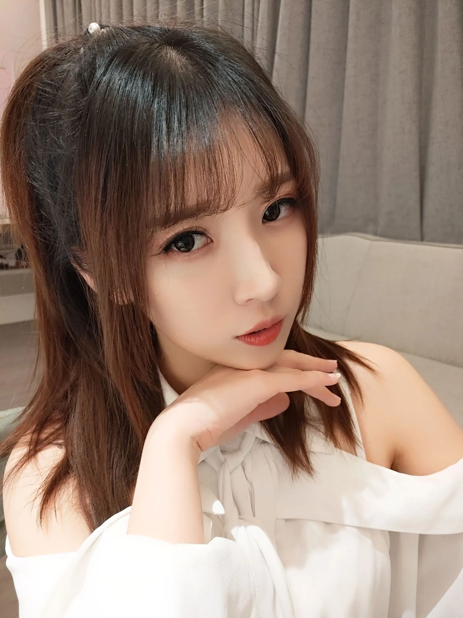 图片[4]-No.004-条纹提花白衬衣 [39P]-coswz-cos王者