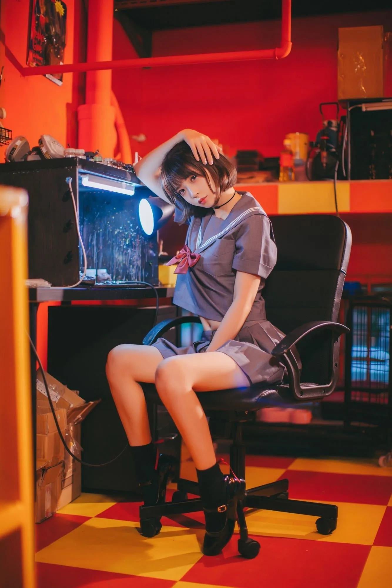 图片[3]-No.004-被囚禁的少女 [44P]-coswz-cos王者