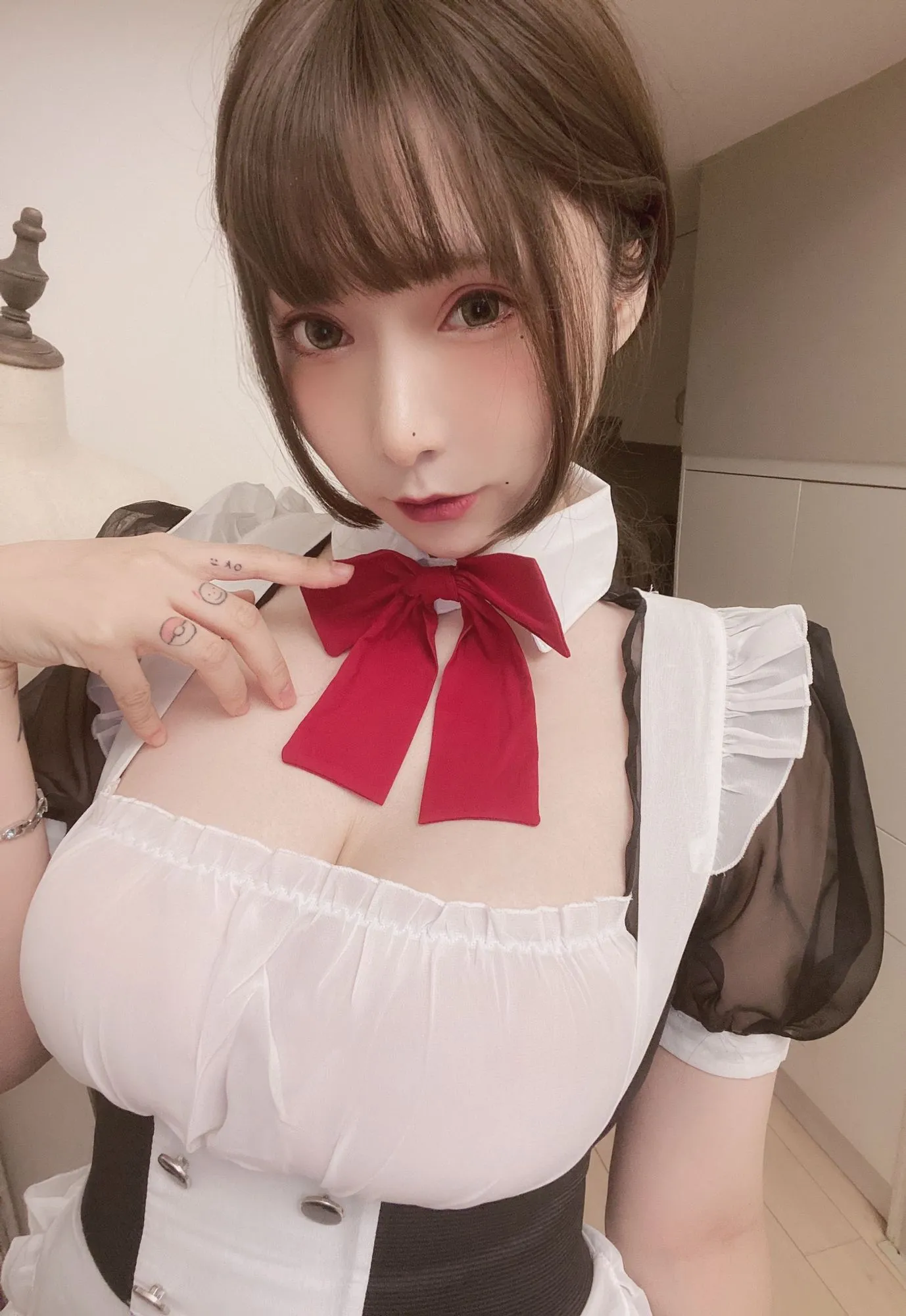 No.004-透明女仆桃 [26P] - 图妖社-图妖社