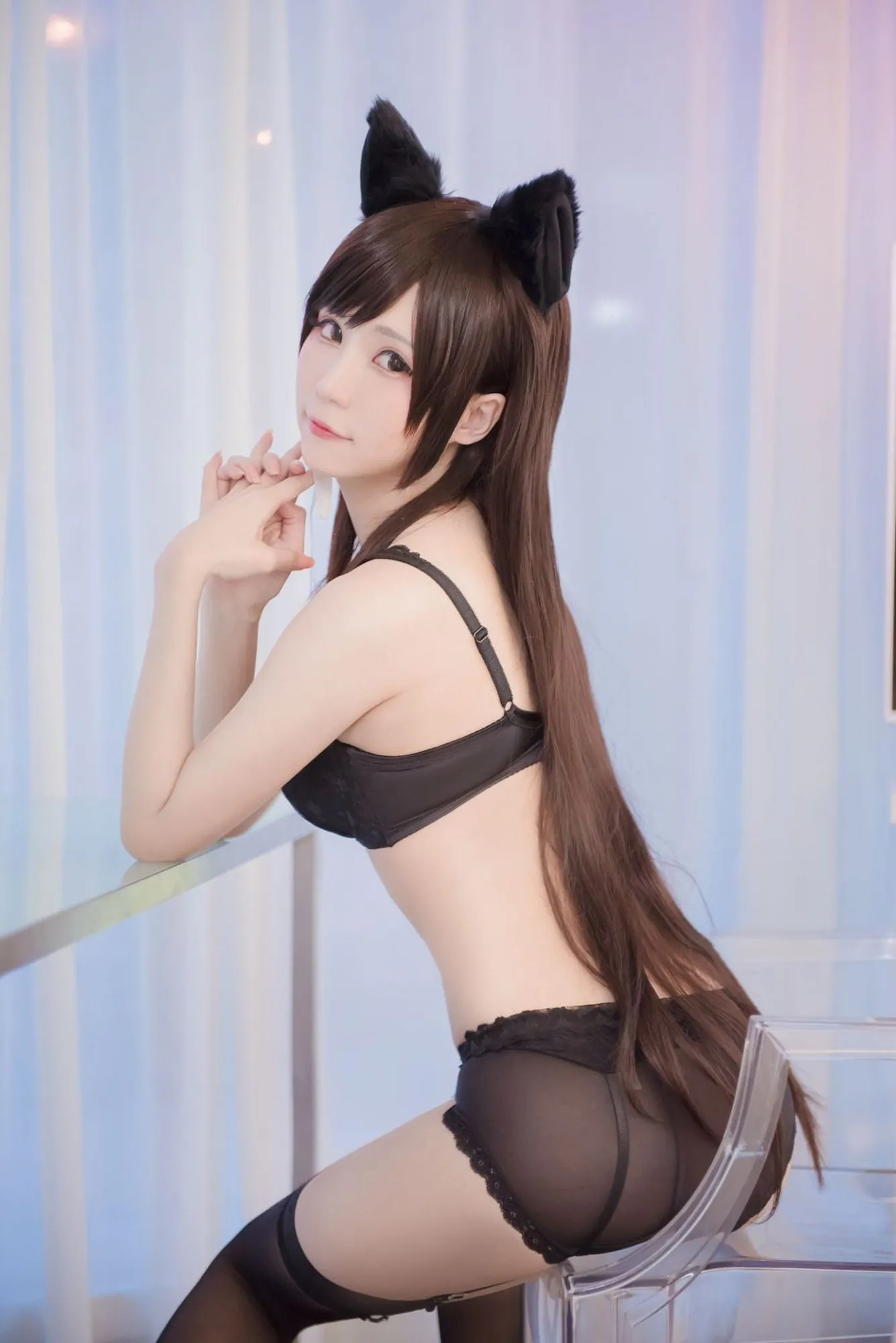 No.004-黑色内衣 [11P]-图妖社