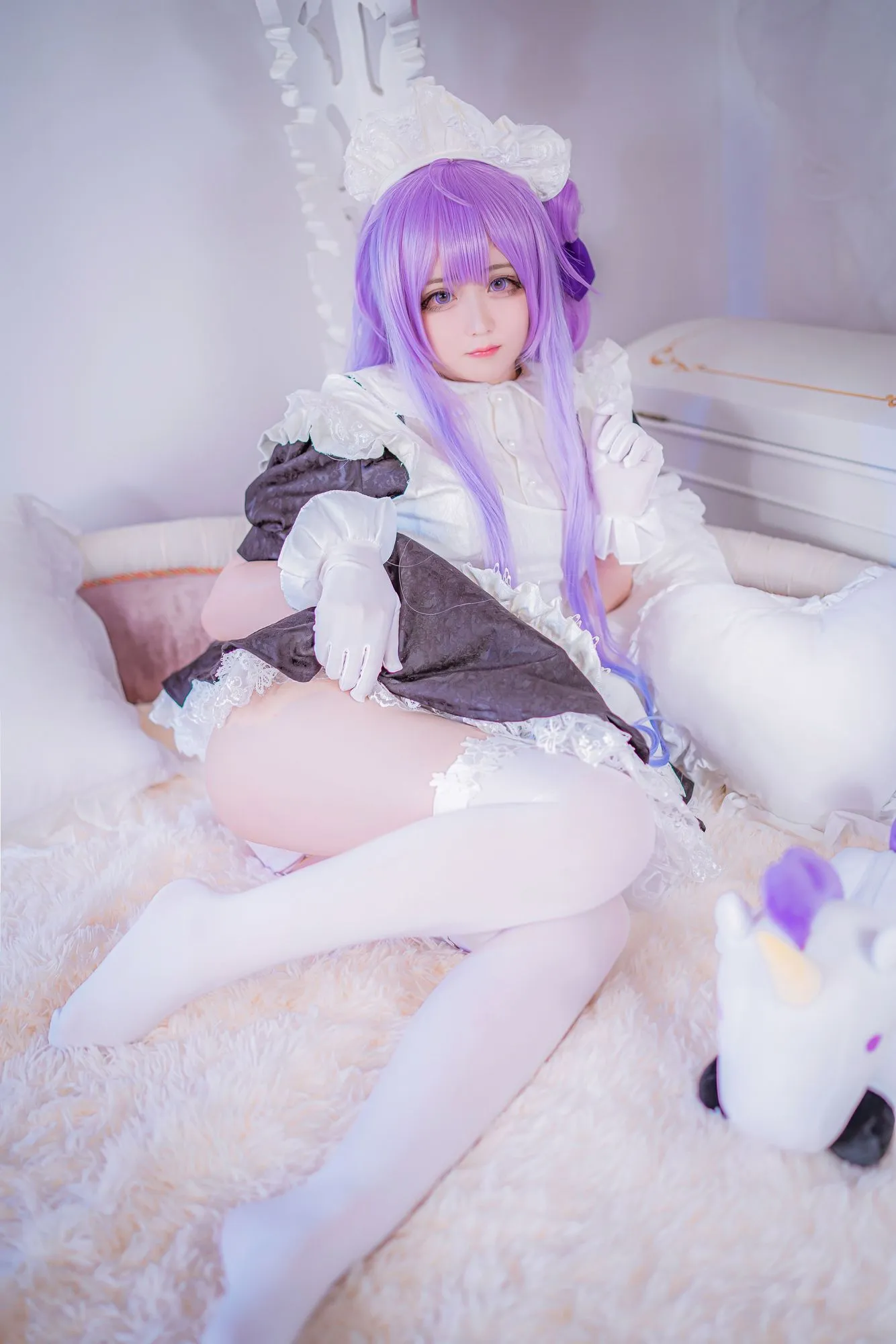 图片[3]-No.005-ユニコーンメイド [100P]-coswz-cos王者