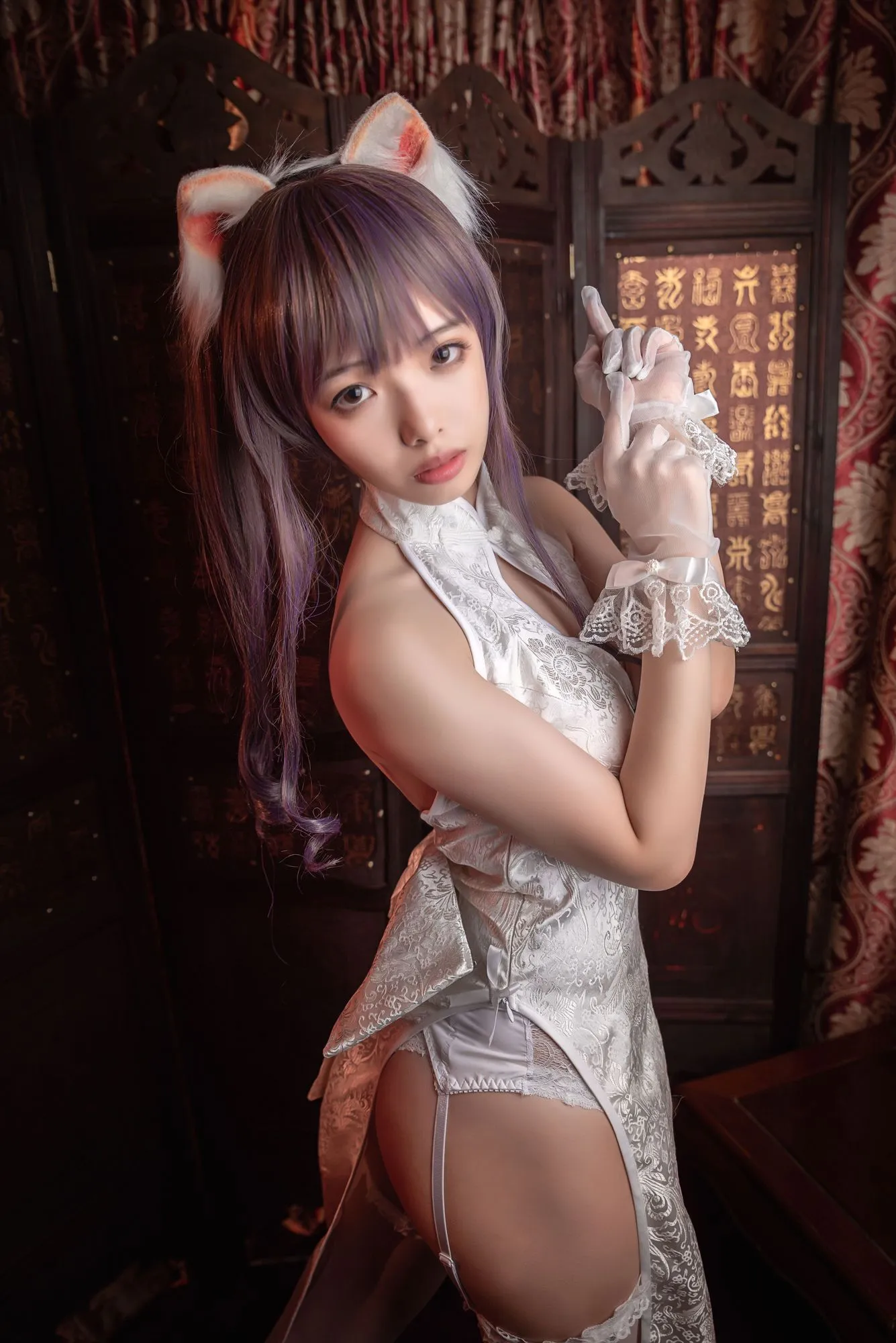 图片[5]-No.005-白丝吊带袜 [15P]-coswz-cos王者