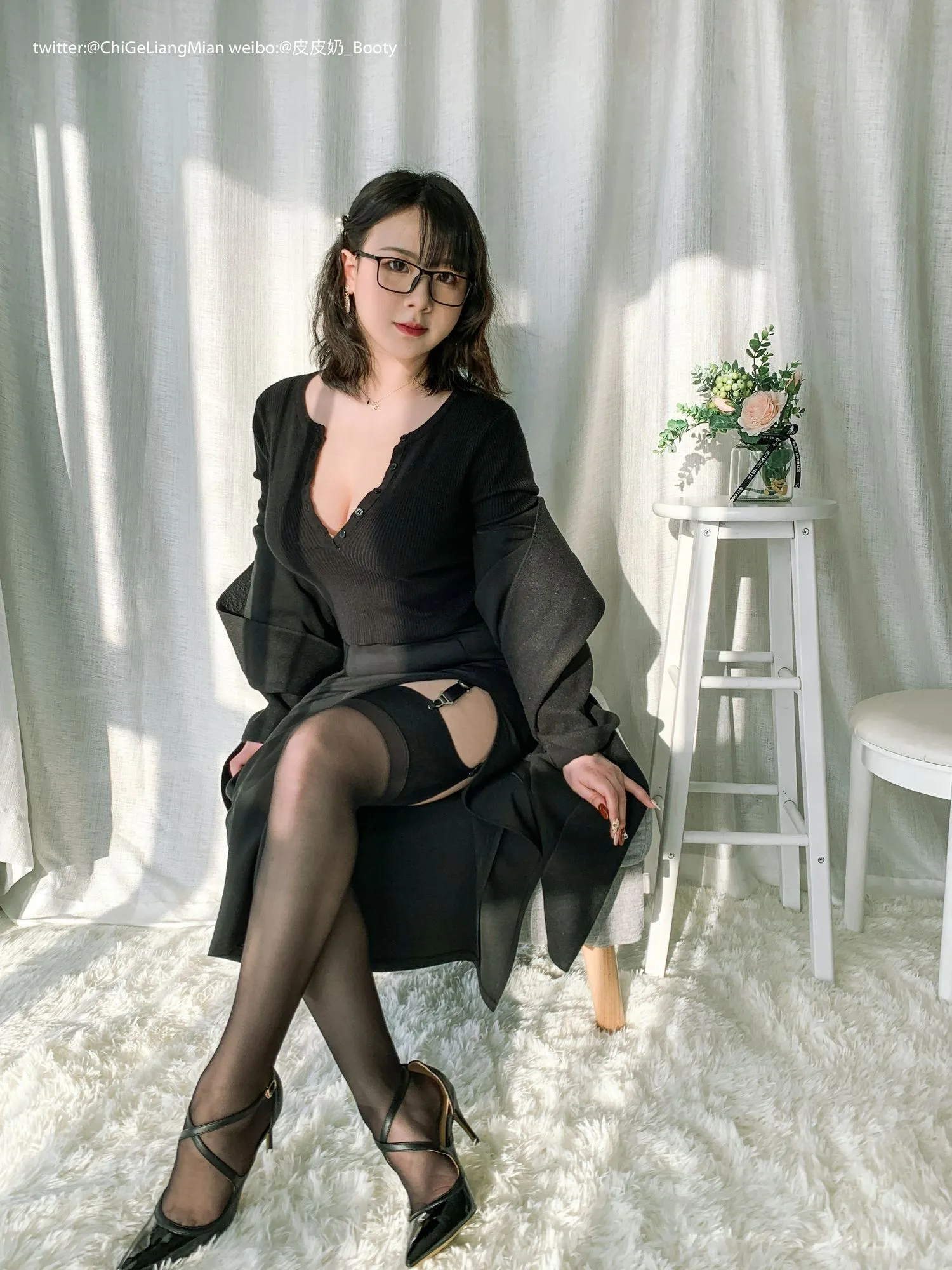 图片[6]-No.005-黑色高岭ol自拍 [148P 1V]-coswz-cos王者