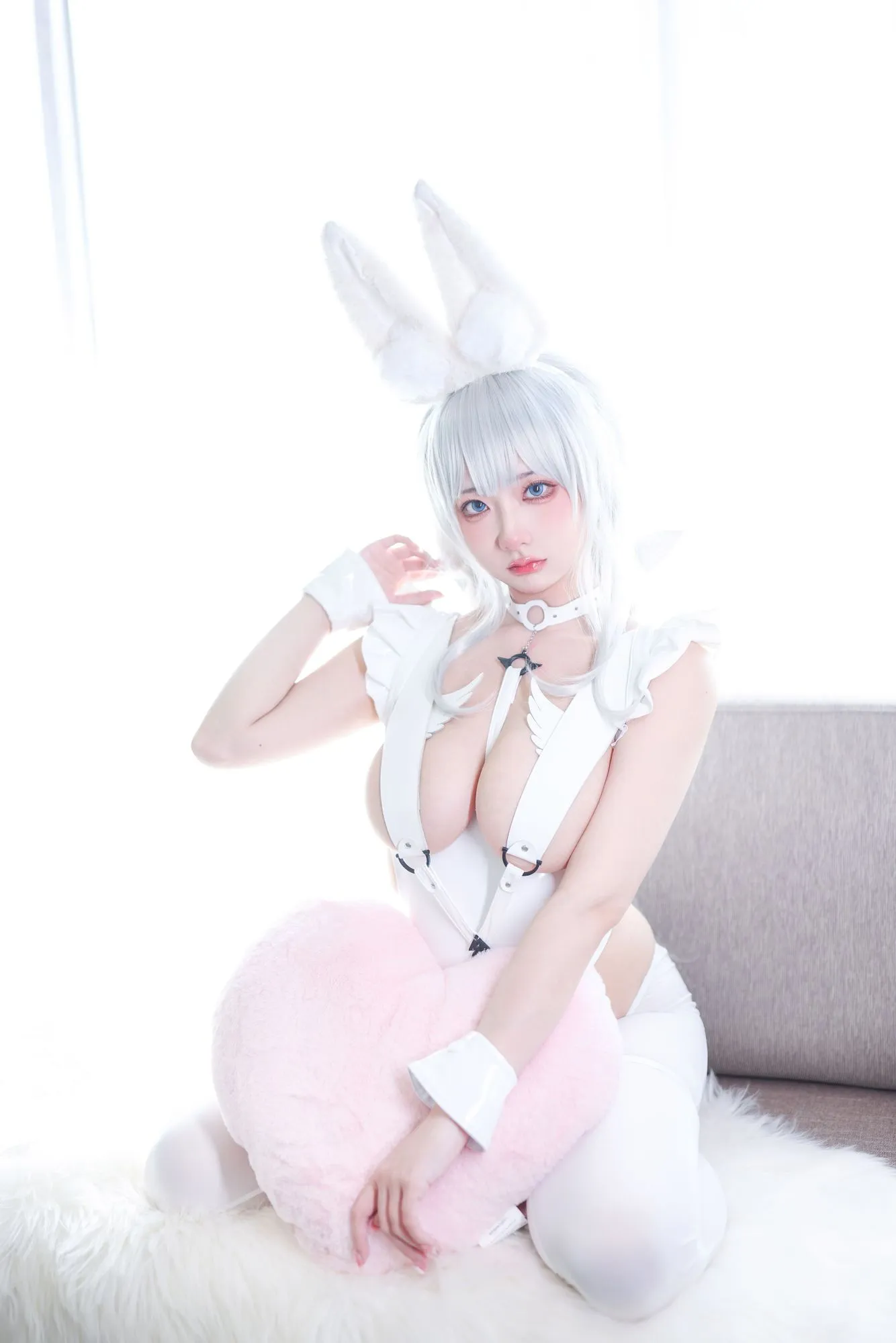 图片[3]-No.006-恶毒 懒懒的白兔 [19P]-coswz-cos王者