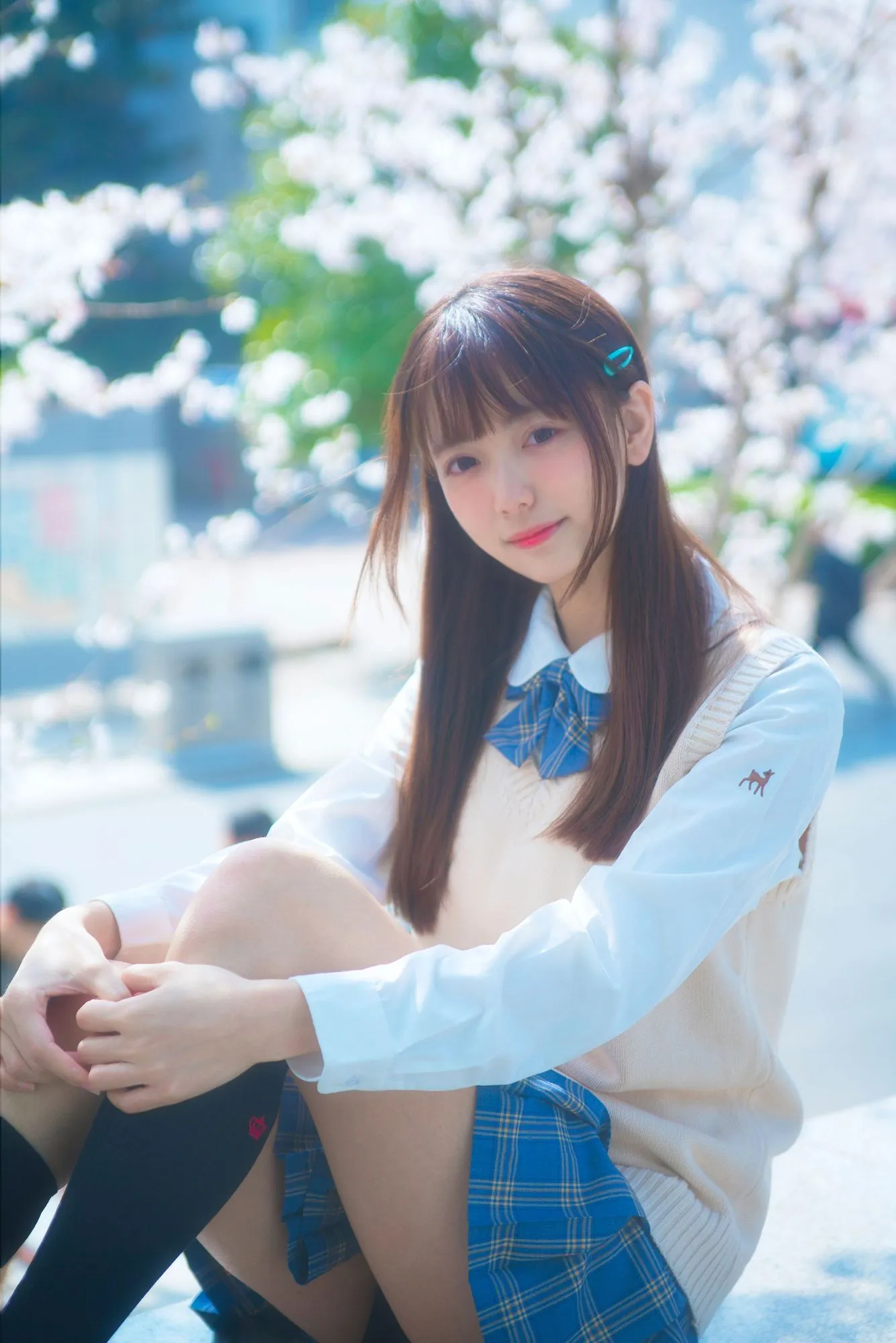 图片[4]-No.006-樱花与JK [9P]-coswz-cos王者