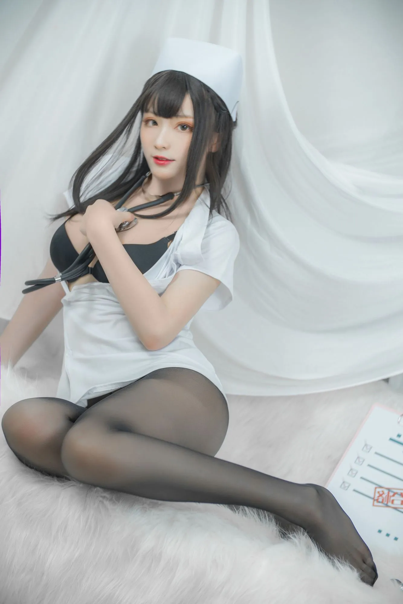 图片[2]-No.006-白护士 [71P 4V]-coswz-cos王者
