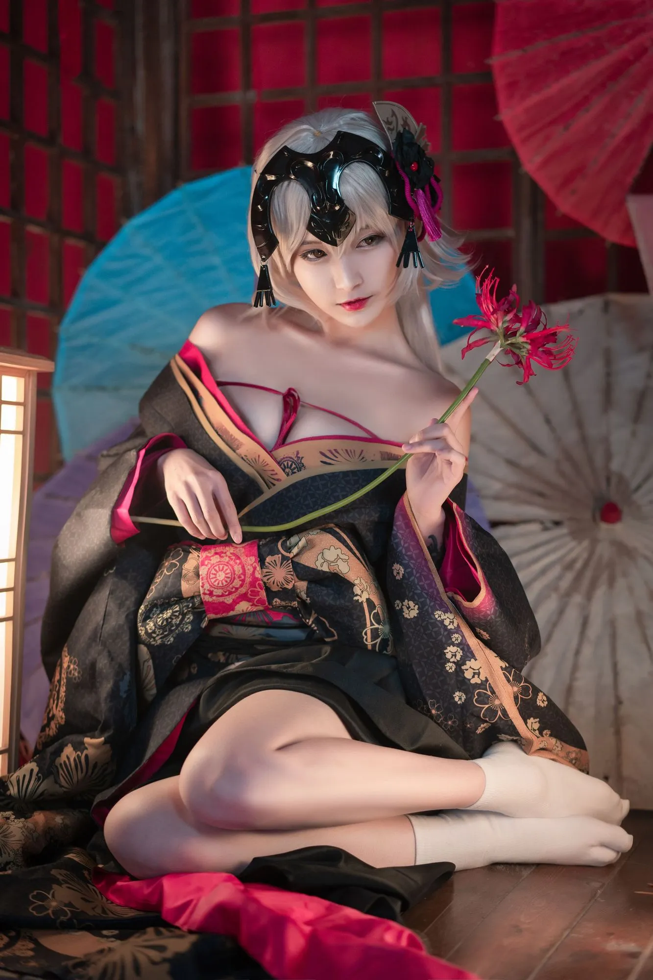 图片[5]-No.006-黑贞花魁 [35P]-coswz-cos王者