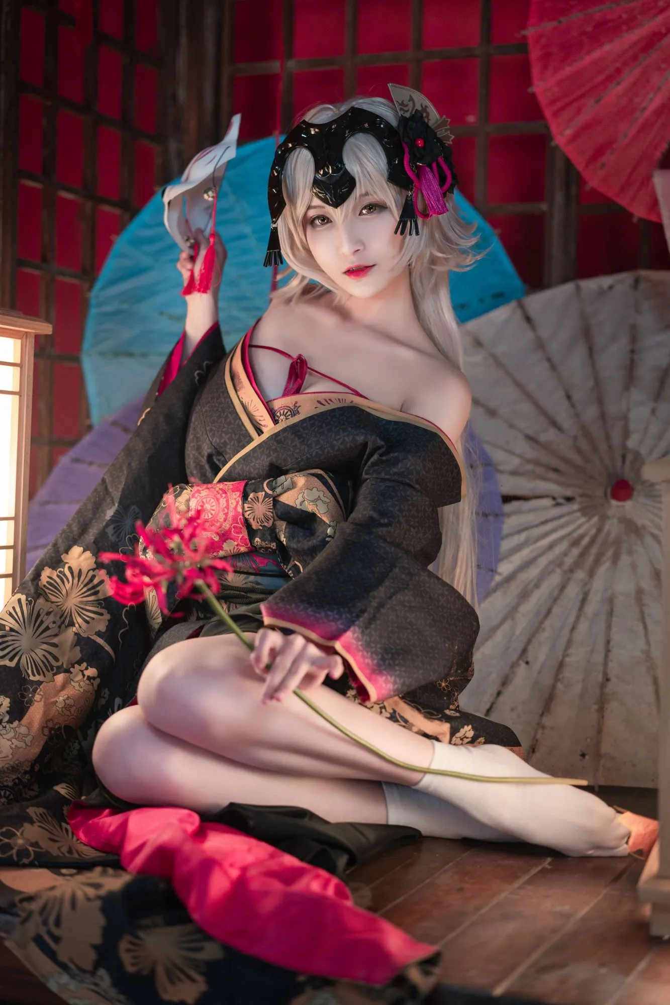 图片[4]-No.006-黑贞花魁 [35P]-coswz-cos王者