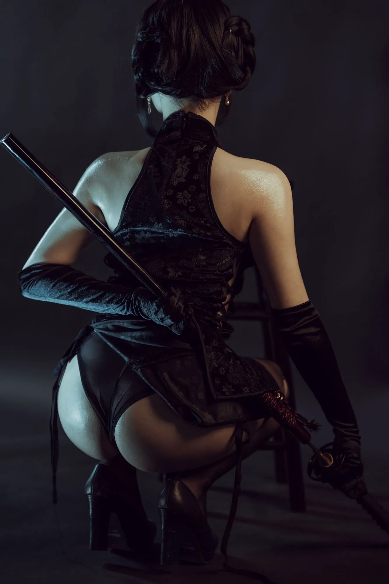 图片[3]-No.007-穿旗袍耍剑 [32P]-coswz-cos王者
