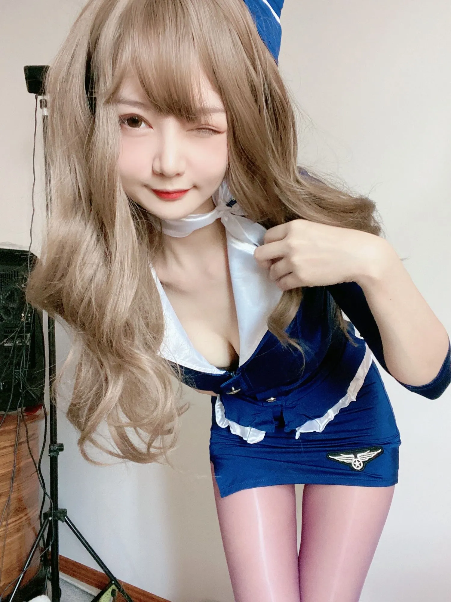 No.007-蓝色制服装 [35P 3V]-图妖社