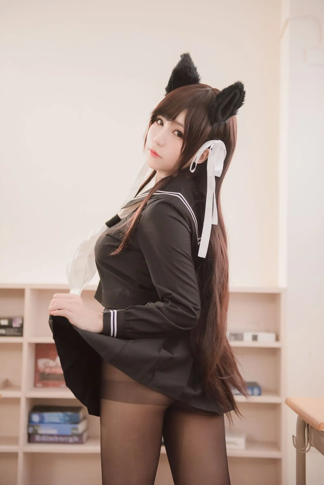 图片[3]-No.007-黑丝兽耳 [14P]-coswz-cos王者