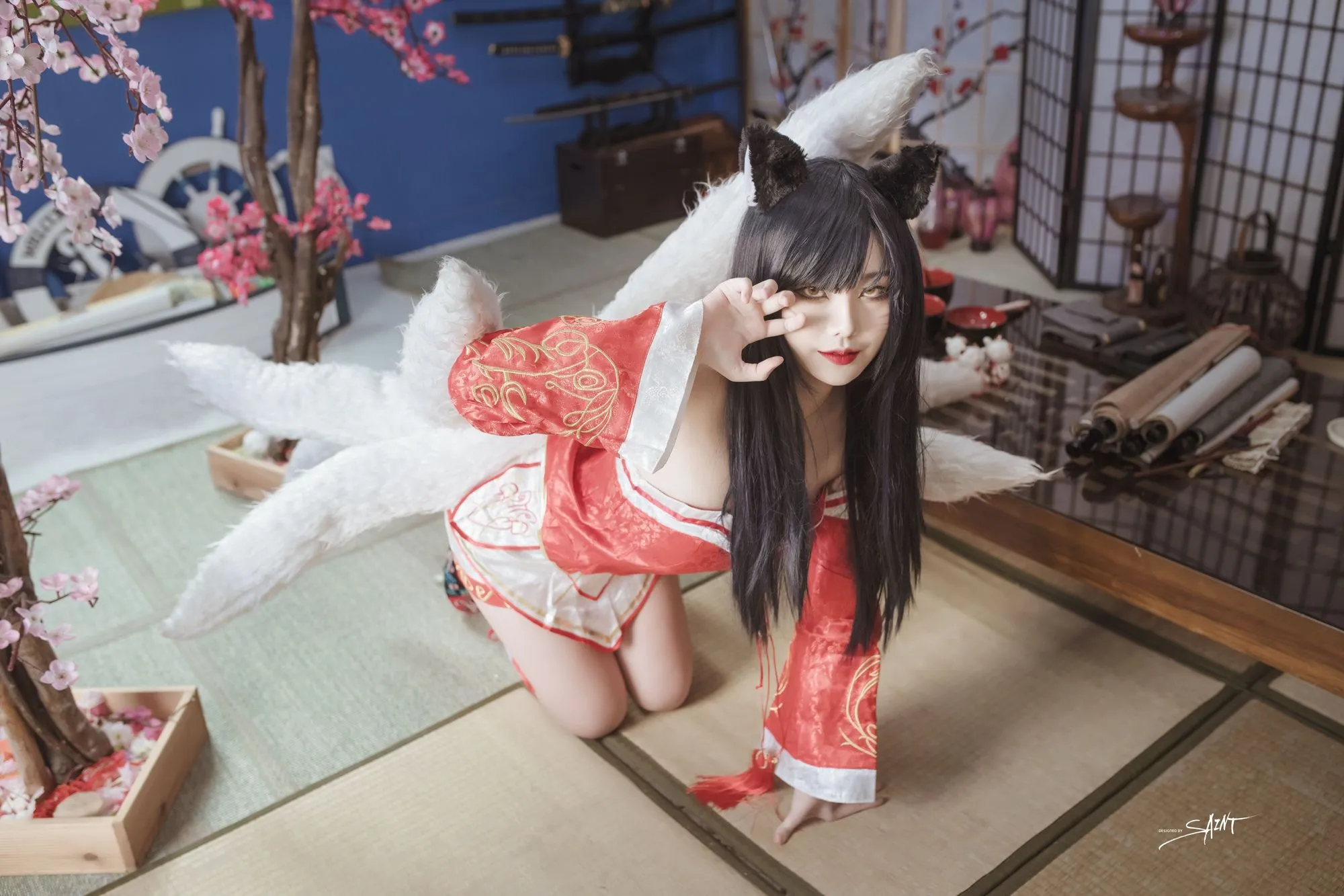 No.007-[SAINT Photolife] cosplay-Original Ahri [53P]-图妖社