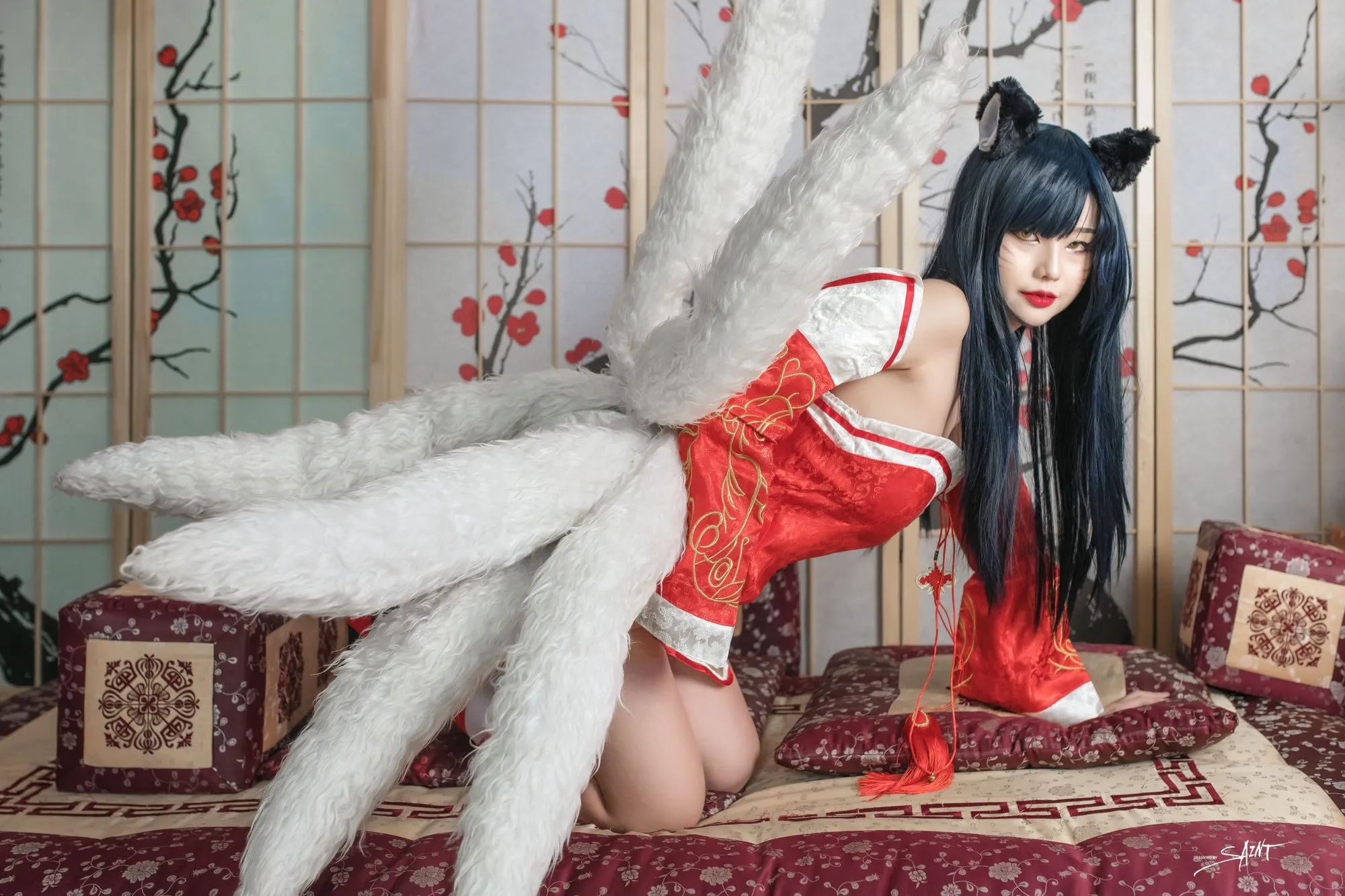 图片[3]-No.007-[SAINT Photolife] cosplay-Original Ahri [53P]-coswz-cos王者